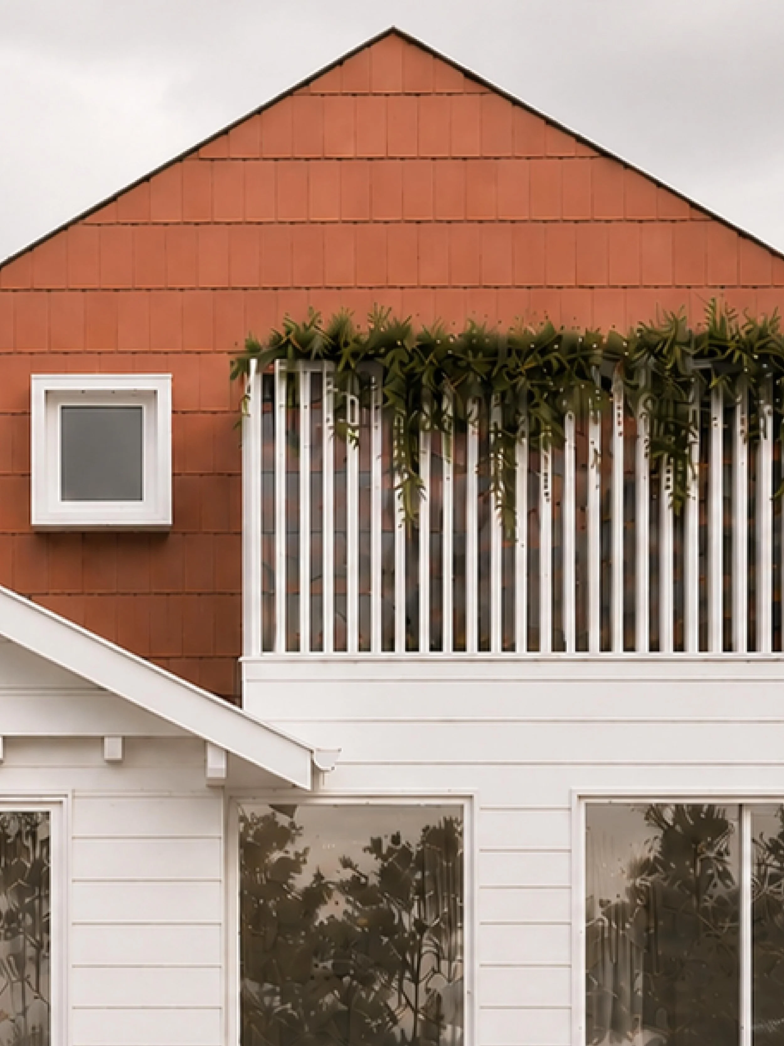 An exploration of materials and forms across a Brunswick renovation and extension.

While major renovations and additions are underway to create a more sustainable and future-focused home, we are curating a clear nod to what once was and what will be