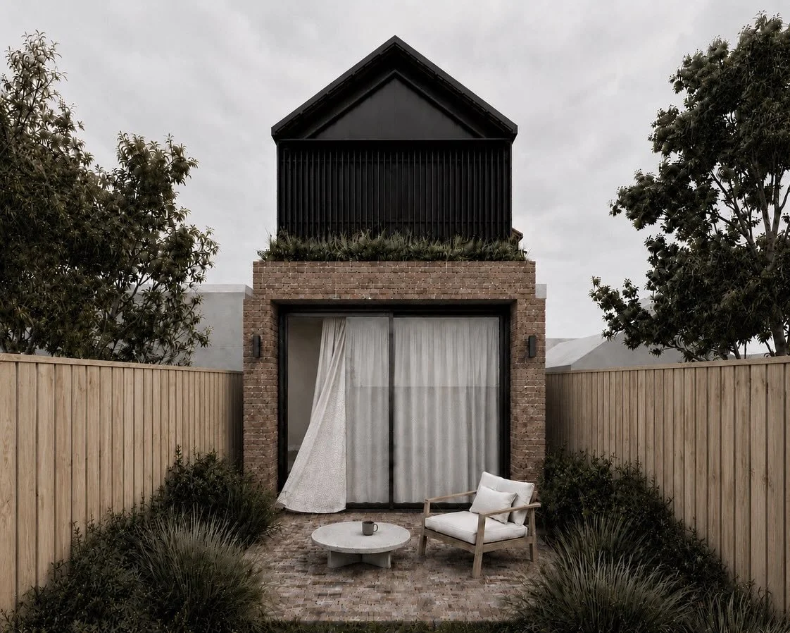 Some flicks from the drawing board. 

Tree top - Carlton 
Terrace House - North Melbourne 
Hood House - Geelong