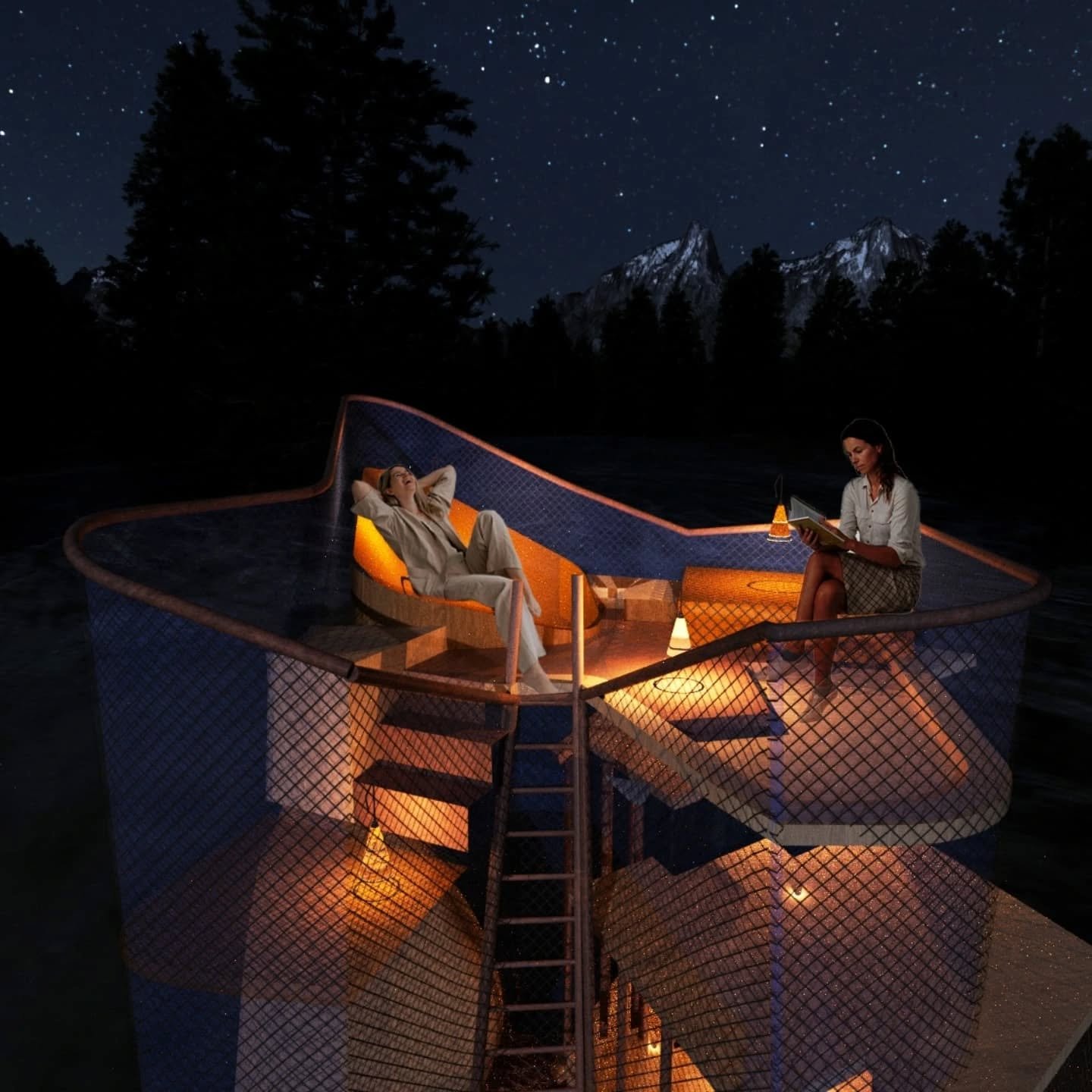 Primo premio al concorso per lo sviluppo dei piccoli comuni del Lazio! 🏆

Abbiamo ideato il recupero di un rifugio di montagna nei suggestivi Monti Reatini, unito a una nuova installazione removibile per l'osservazione astronomica. ✨ 

Il protagonis