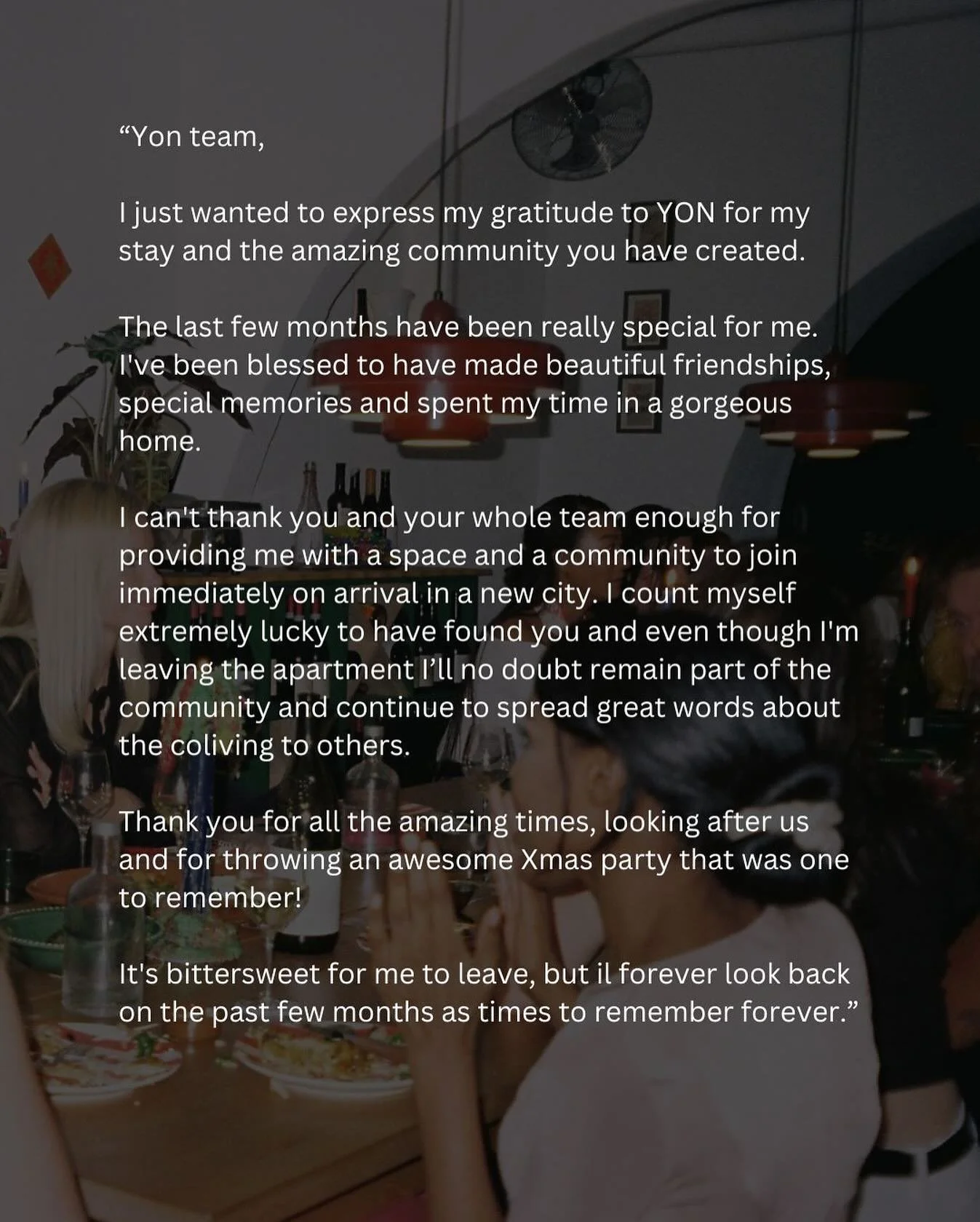 Lovely word from another happy Yon member @hilly248 💙

#coliving #visitportugal #lisbon #colivingspace #lisbonportugal #entreprenuerlifestyle #digitalnomad #colivingcommunity #colivinglife #nomadlifestyle