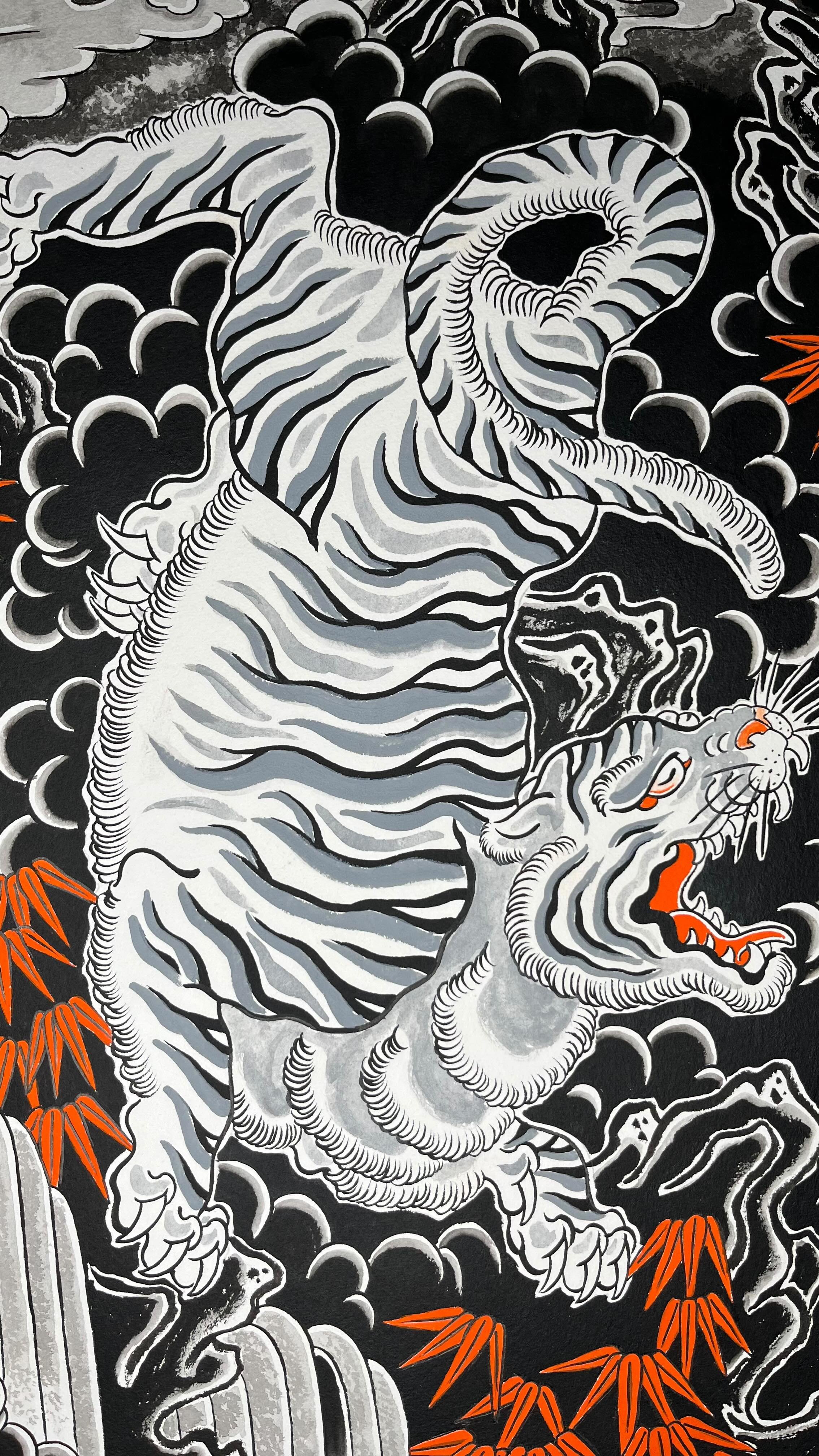 Prints will be available. Dm to get yours ✨
.
.
.
#painting #tattooart #japaneseart #japanesepainting #irezumi #irezumiart #japanesetattoo #japanesetattooart #japanesetattoodesign #japanesetiger #tiger #tattooflashart #tattooinspiration #tattooidea #