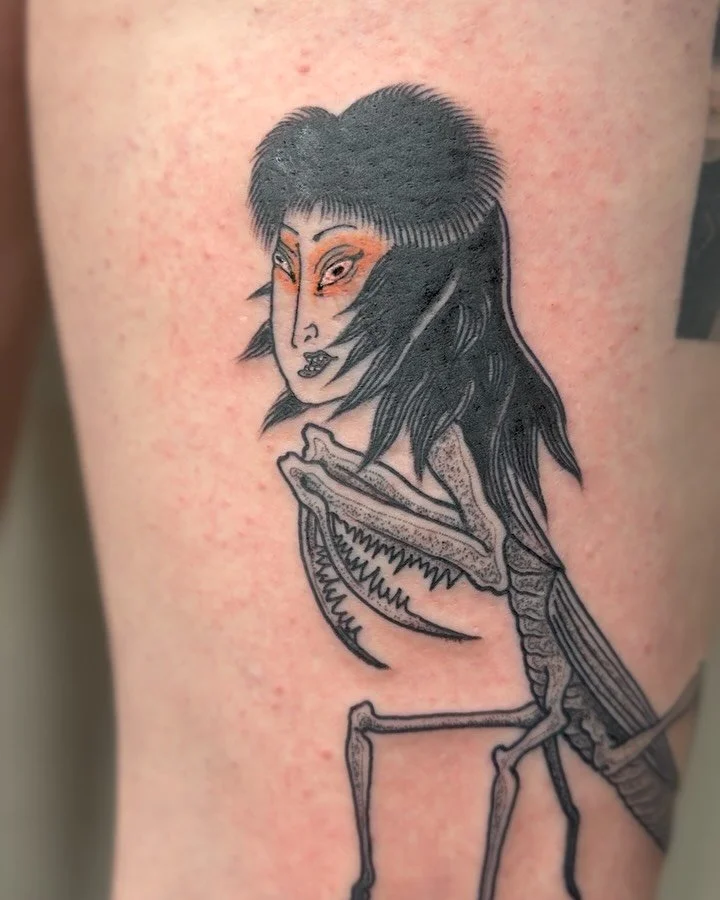 Preying Mantis. 
DM to book in 
.
.
.
#japanesetattoos #japanesetattoo #irezumi #wabori #colognetattoo #aachentattoo