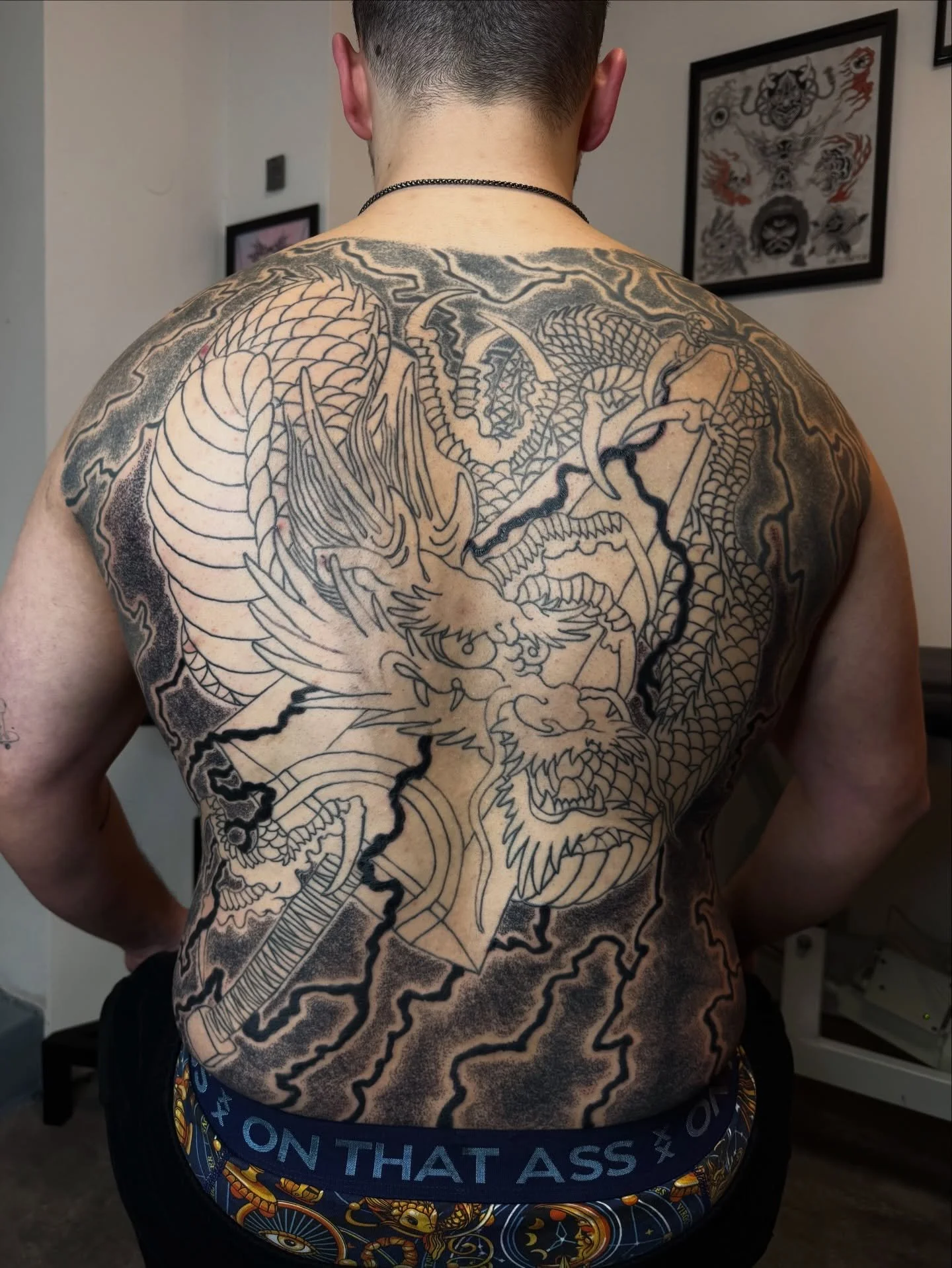 ON THAT ASS. WIP 
.
#irezumi #japanesetattoos #traditionaltattoos #tattooart #tattoo