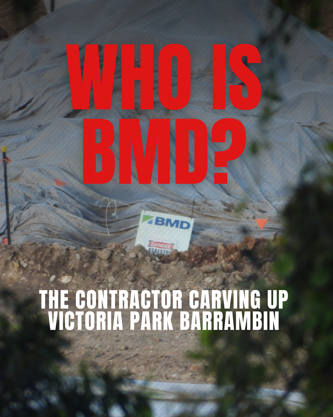 Who is BMD - the Civil Contractor Digging up Victoria Park?