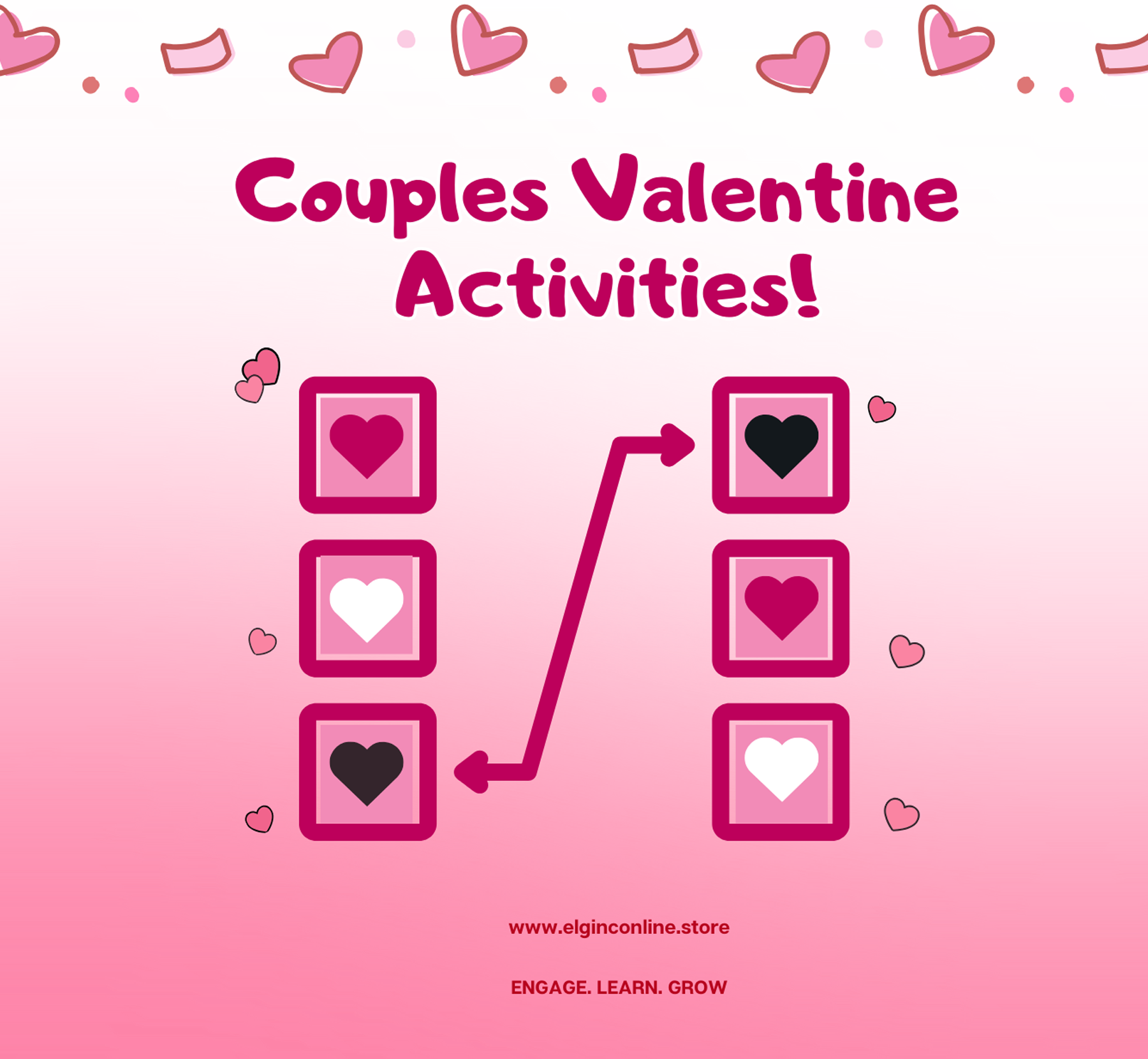 Valentine's Couple Activities Match Game