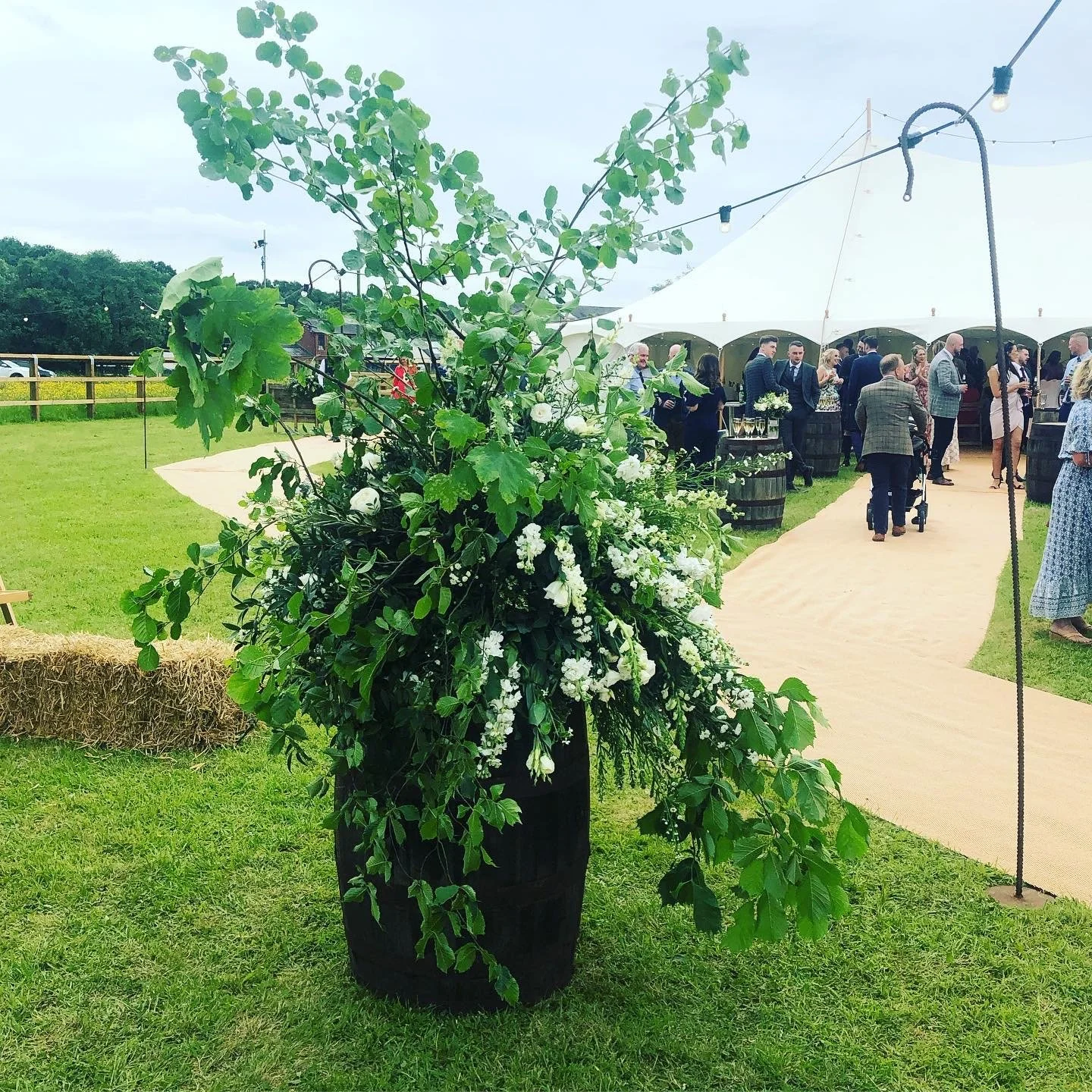 Manchster marquee with walkway