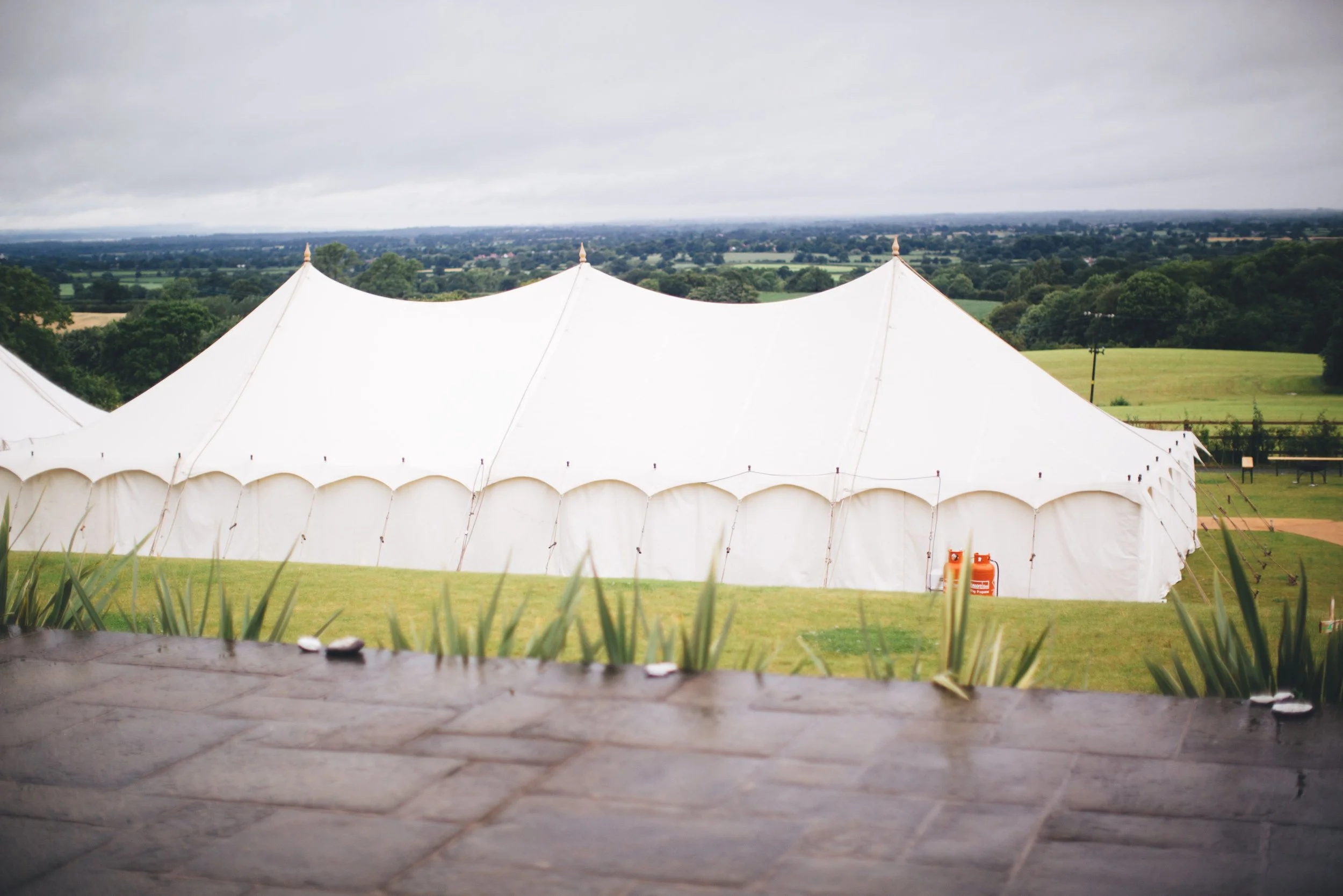 Petal Pole Marquee in cheshire