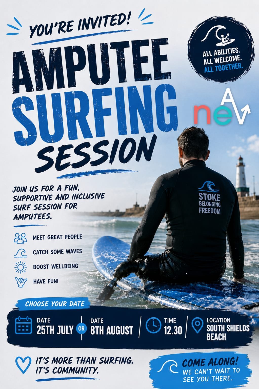 Surfing Day 2 with South Shields Surf School