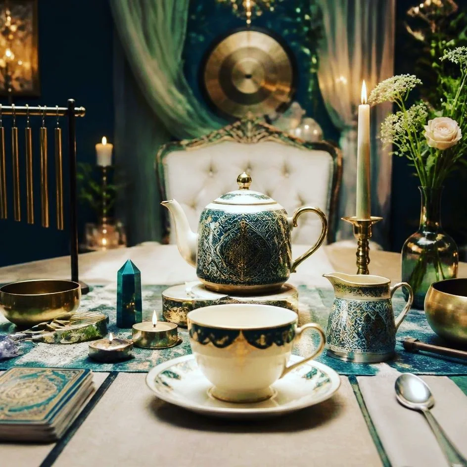 Anyone for tea? What if you didn't know what kind of tea it was, and had to read a riddle to find out? What if you went to a tea party that felt so beautifully put together, it made you feel absolutely brilliant and you could meet other like-minded s