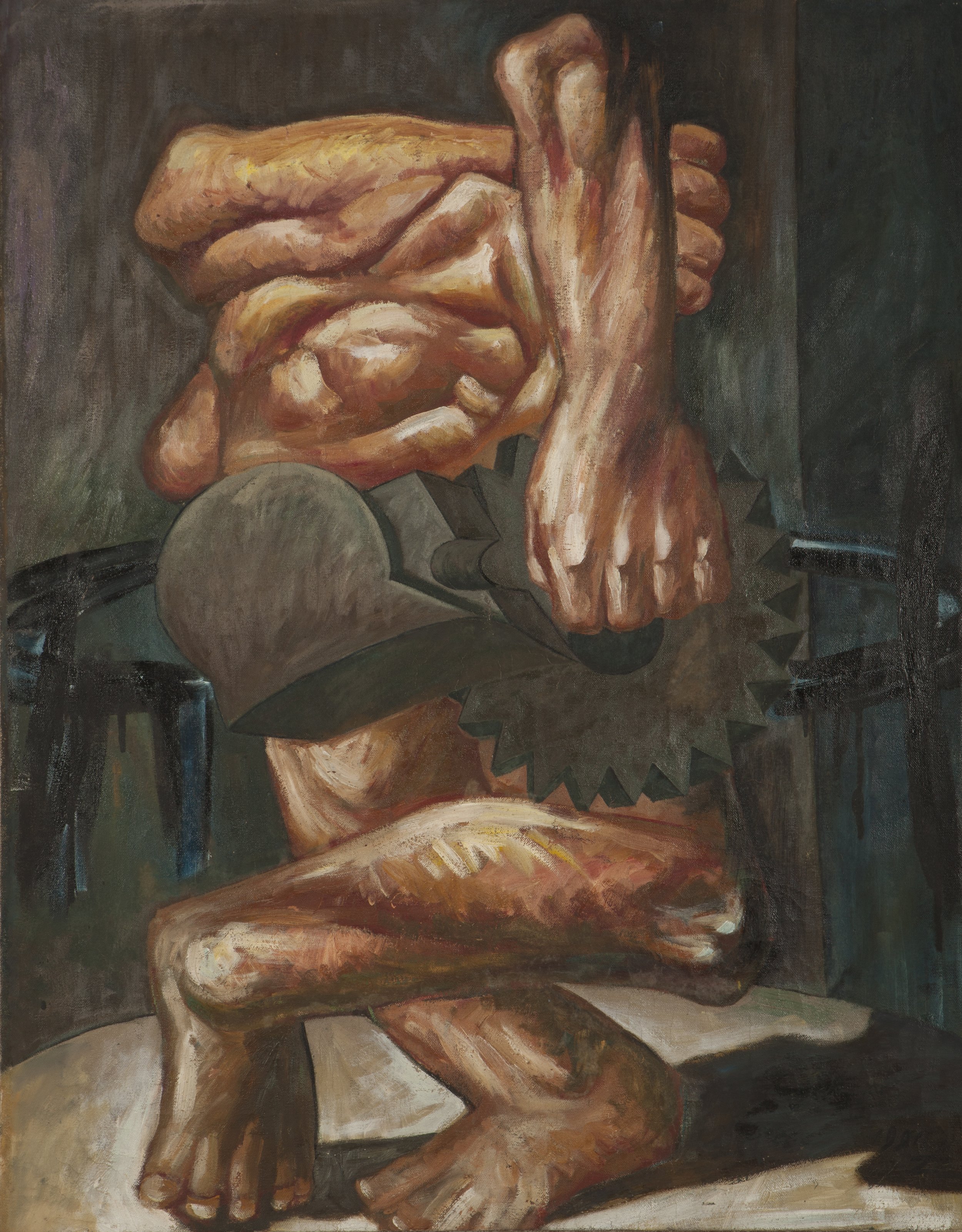 周云侠 感知的状态 90*71cm 布面油画 1991.jpg