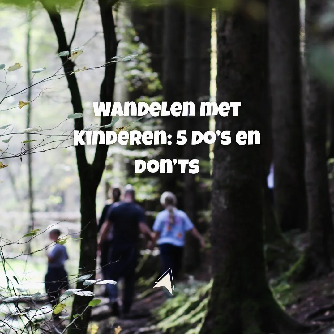 Wandelen, het is zo simpel als de ene voet voor de andere zetten, maar zo simpel is het niet als je kinderen bij je hebt. Die durven al eens een boompje opzetten voordat de tocht begint of plots halsstarrig staken tijdens het wandelen. 
Sylvie, init