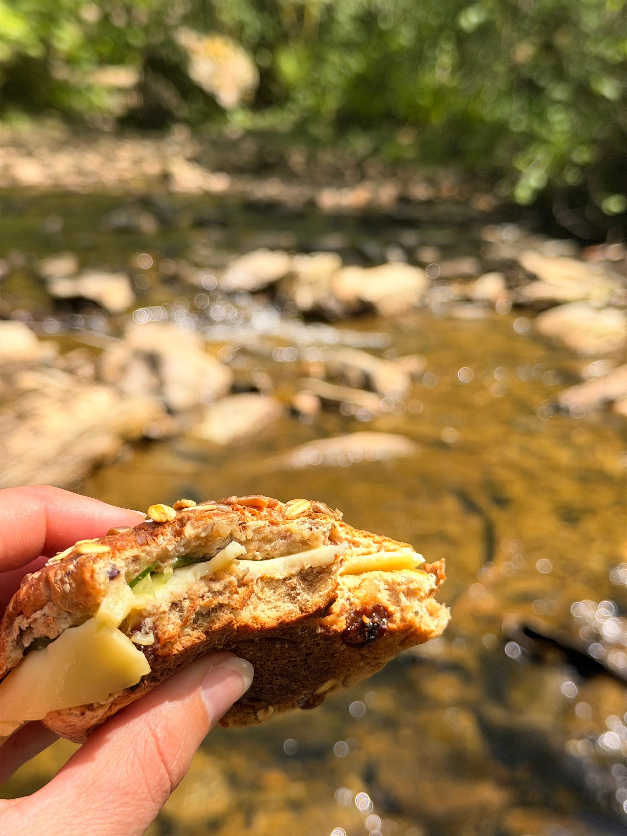huttentocht in belgie lunch aan rivier.jpg