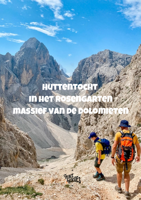 E-book Huttentocht in het Rosengarten massief van de Dolomieten (nieuw!)