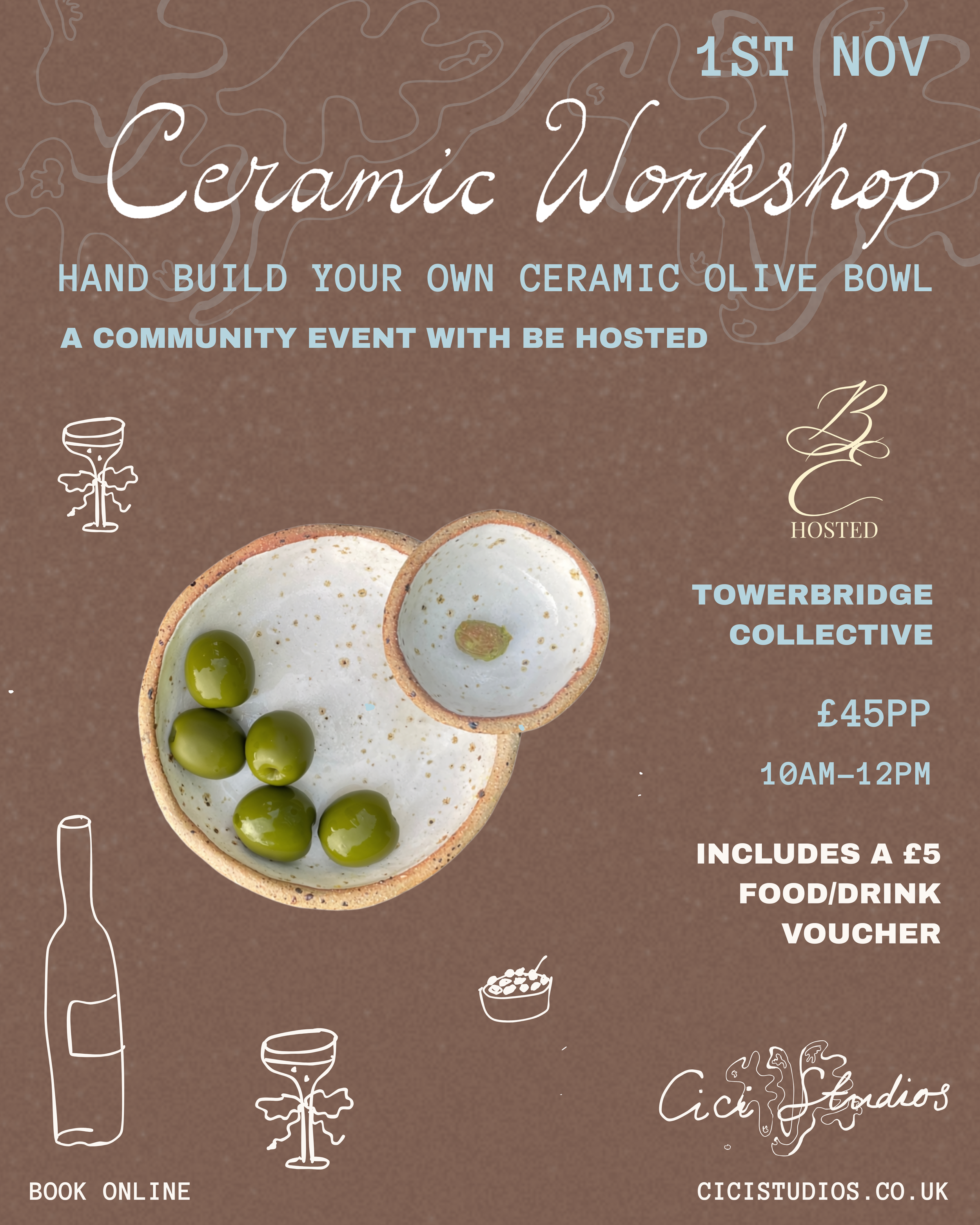 Olive Bowl Workshop with Be Hosted - 01.11.26