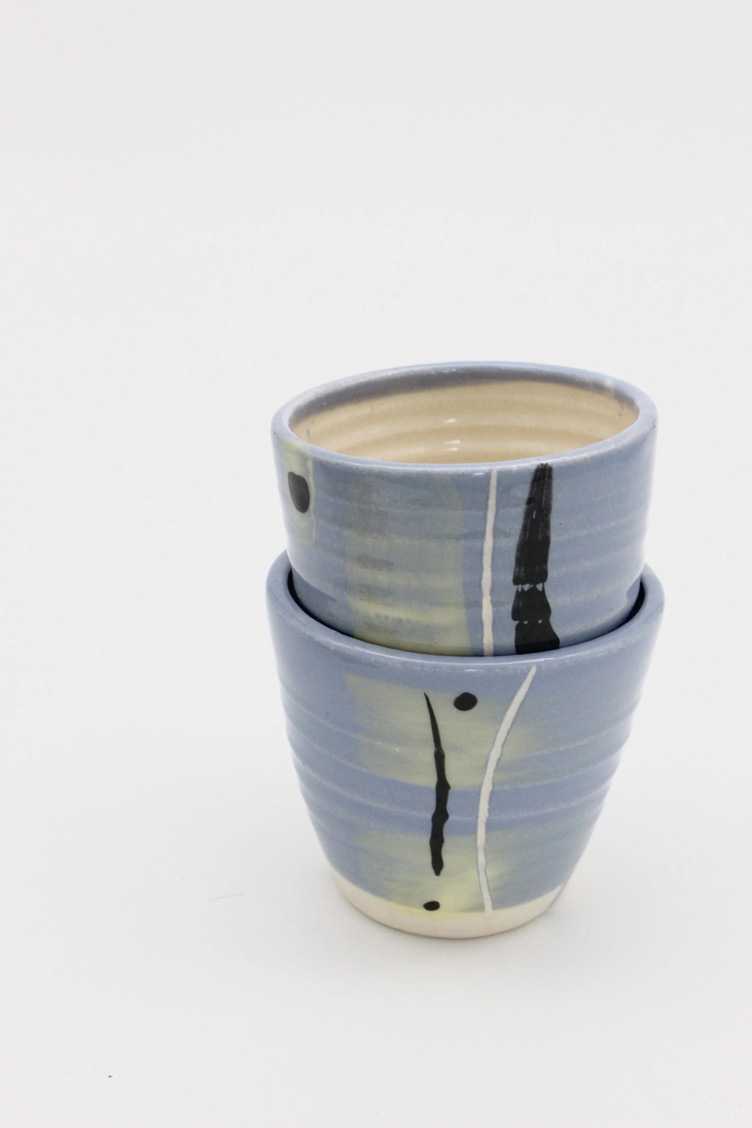 Barney Hare Duke purple beakers