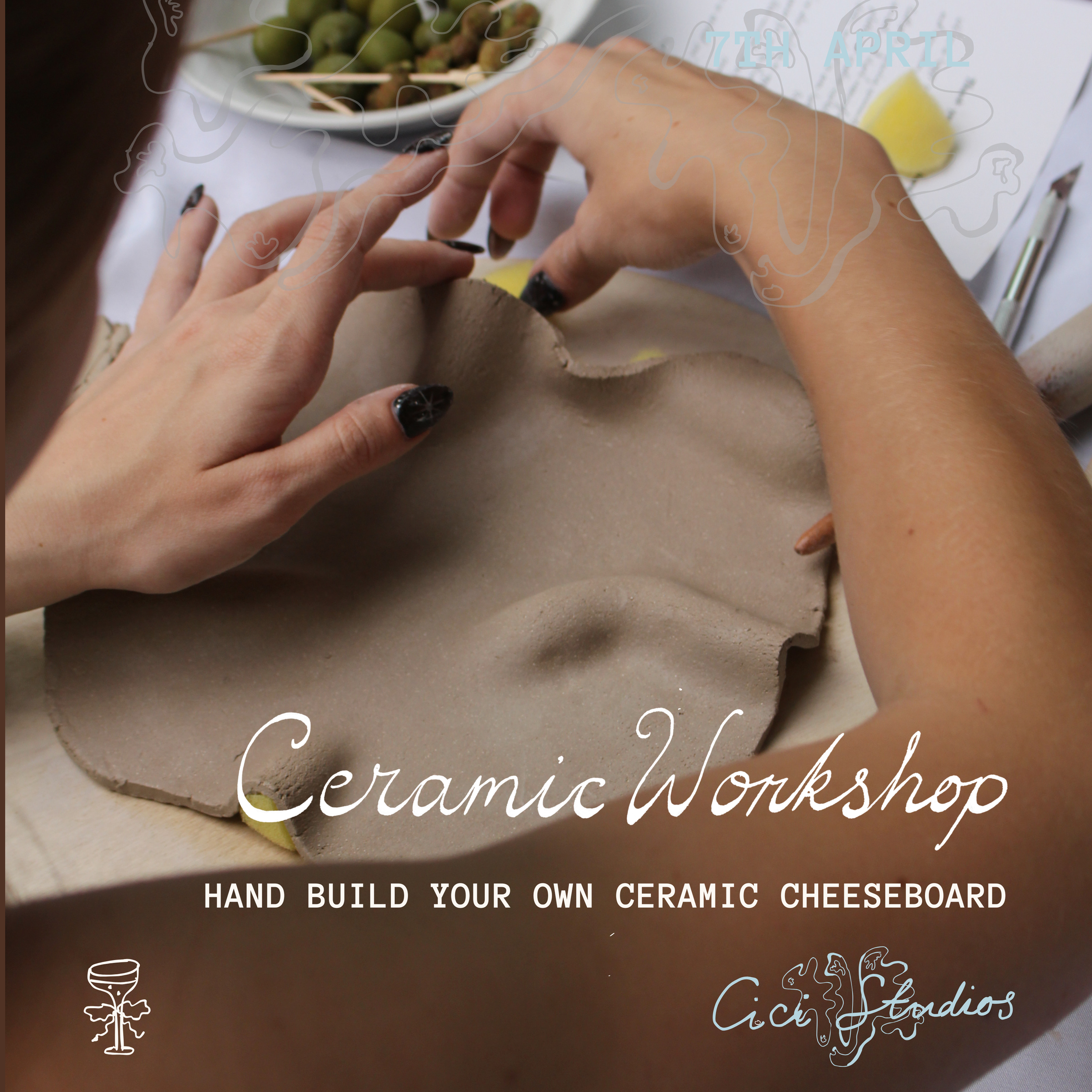 Ceramic Cheeseboard Building Workshop 14/04/26