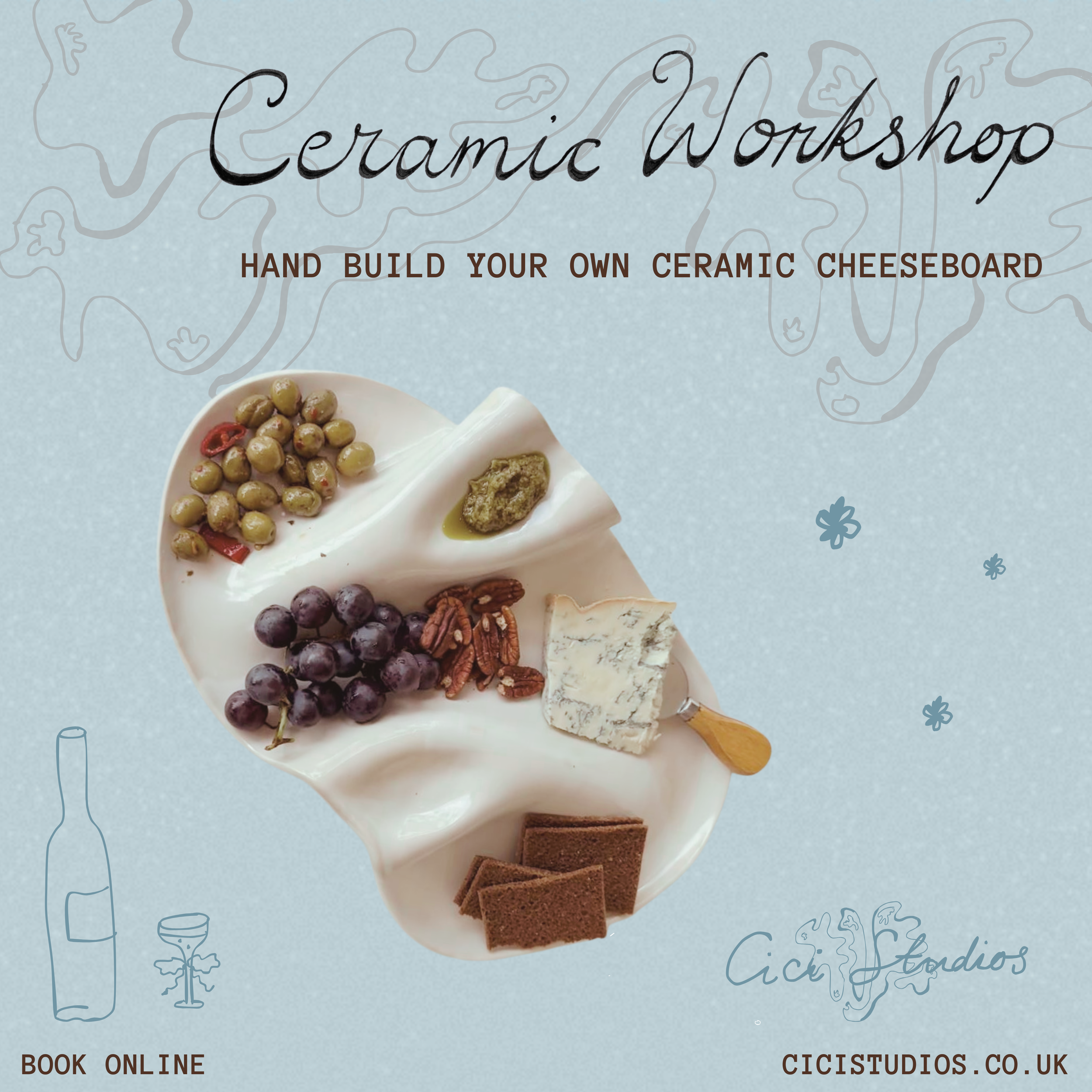Ceramic Cheeseboard Building Workshop 14/04/26