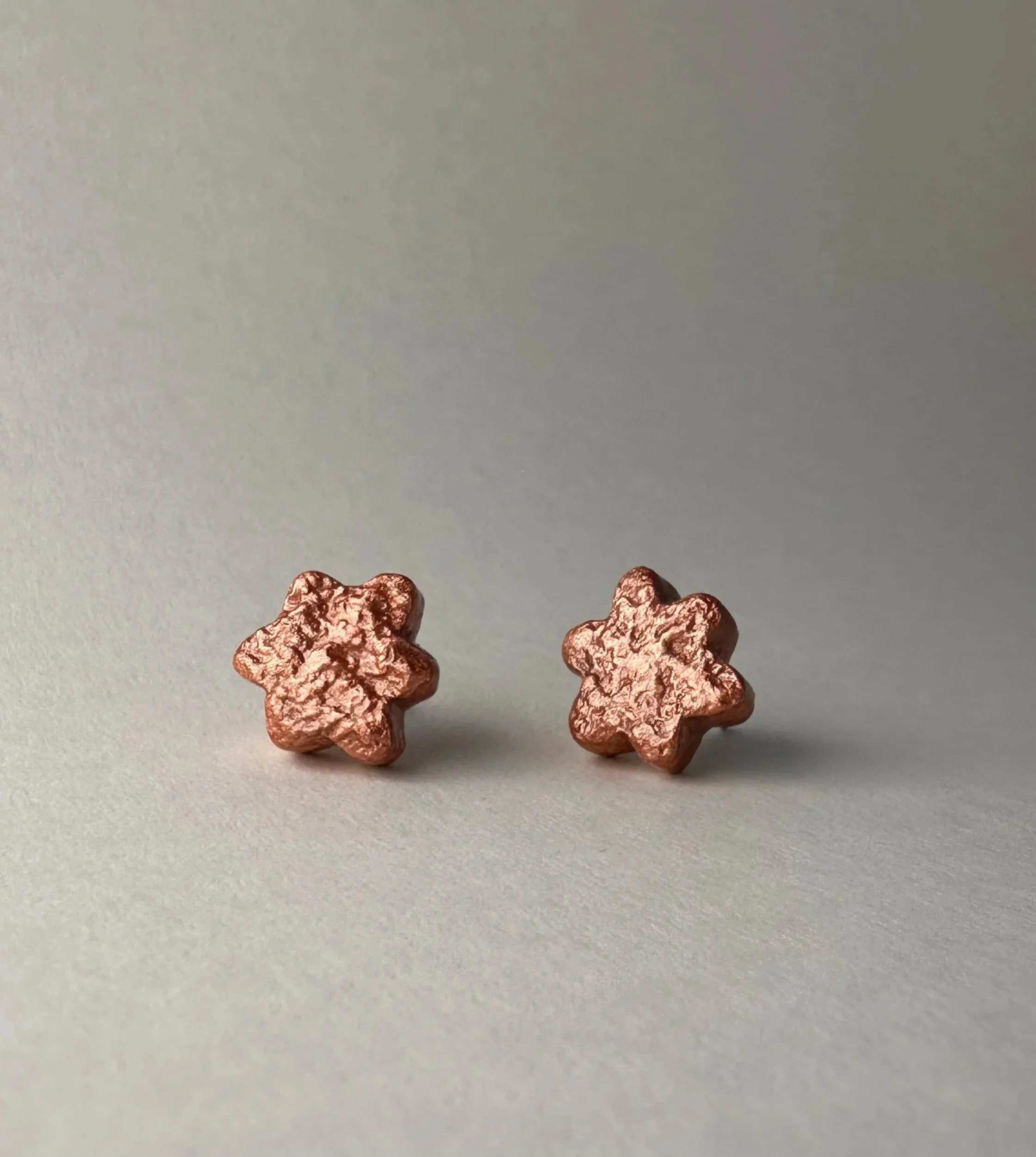 Copper Gold Ink & Cold Porcelain Clay Flowers | ‘Copper Ore in an Abandoned Mine’