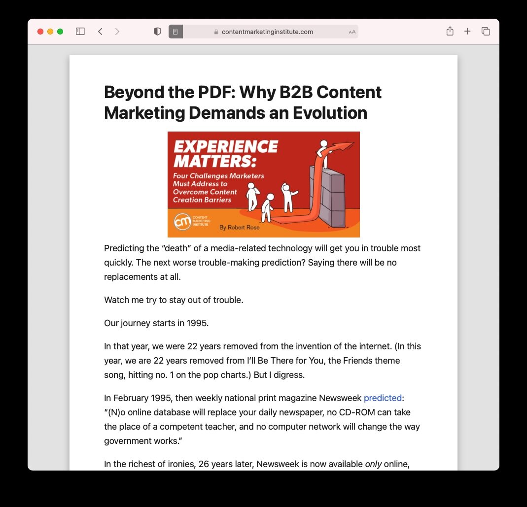 The Best B2B Article of the Year Went Under the Radar