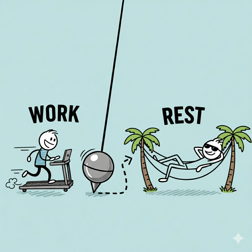 The Pendulum of Effort: Finding the Balance Between Work and Rest