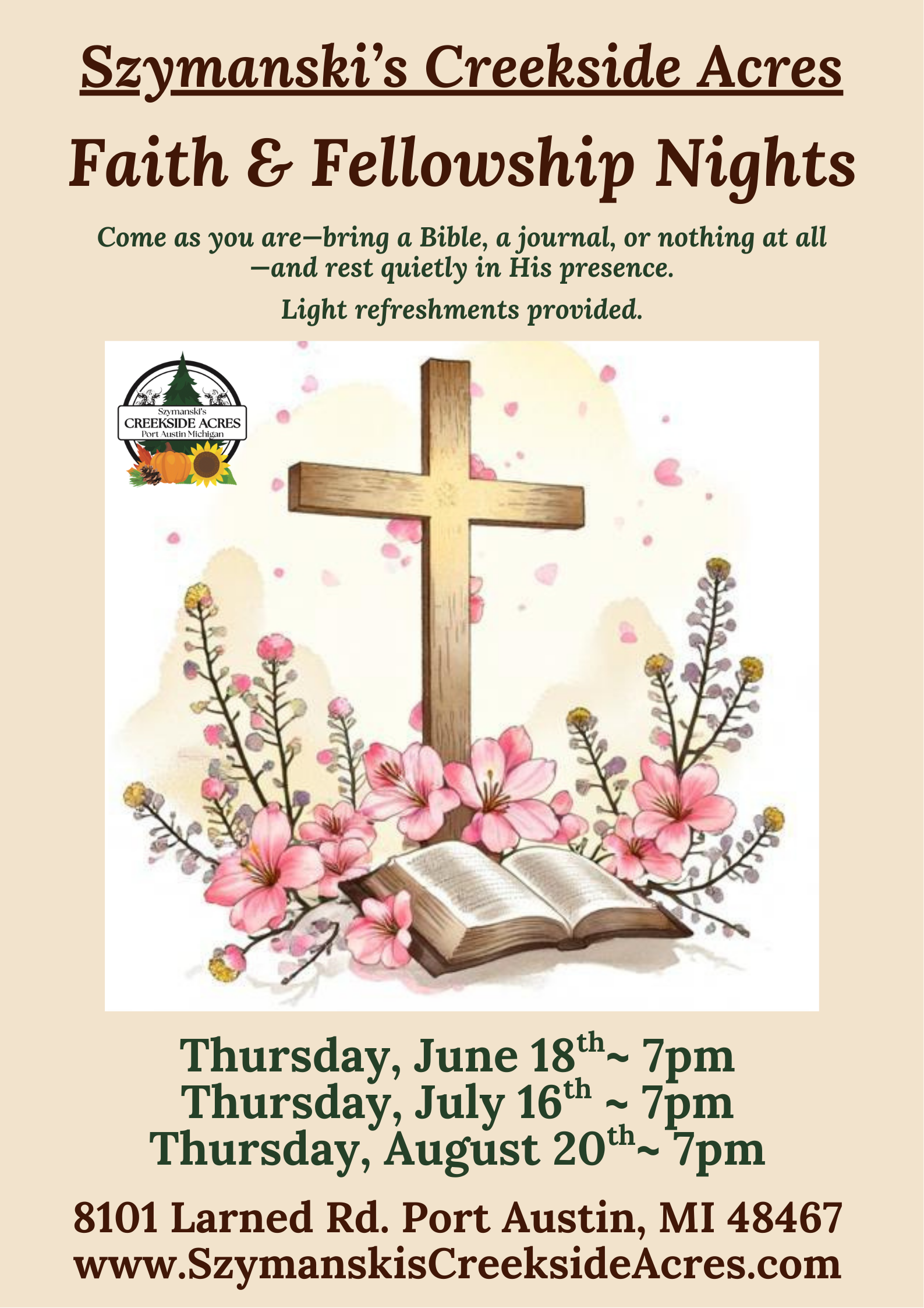 Faith and Fellowship Nights