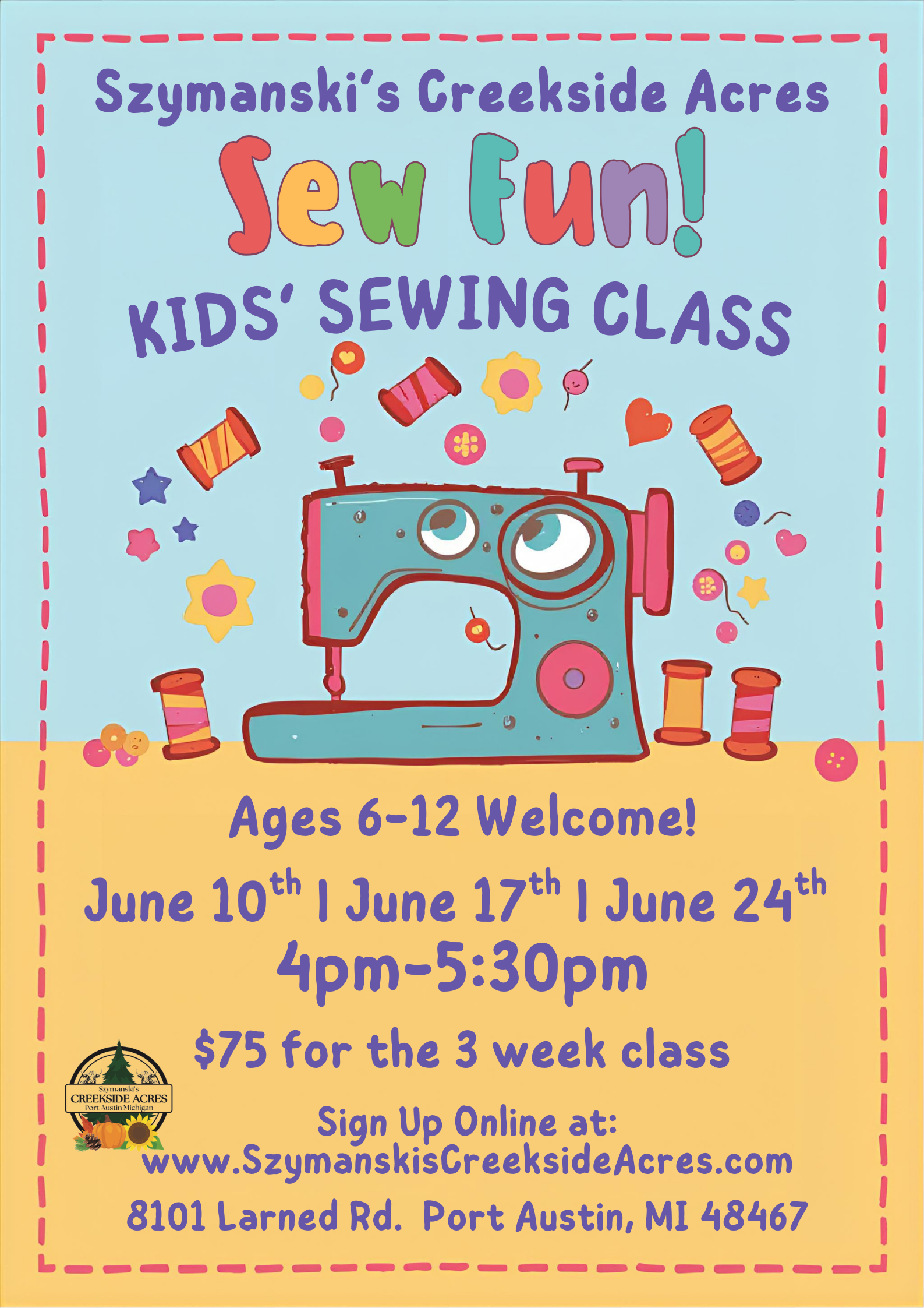 Kids Sewing Class