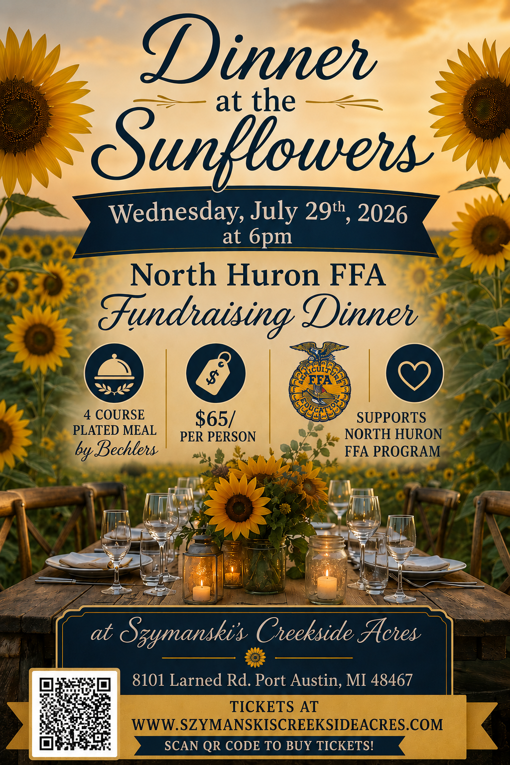 North Huron FFA Fundraising Dinner