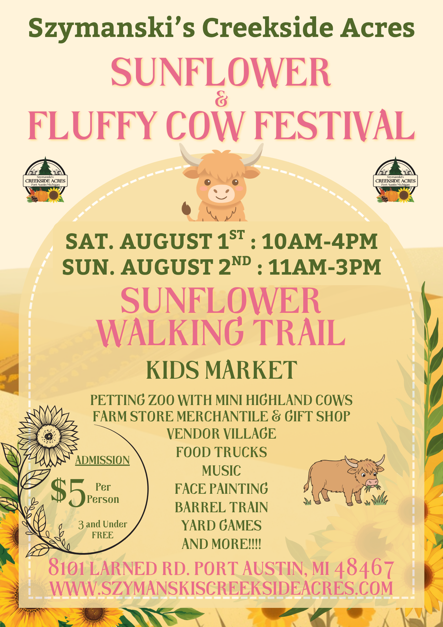 Sunflower and Fluffy Cows Festival