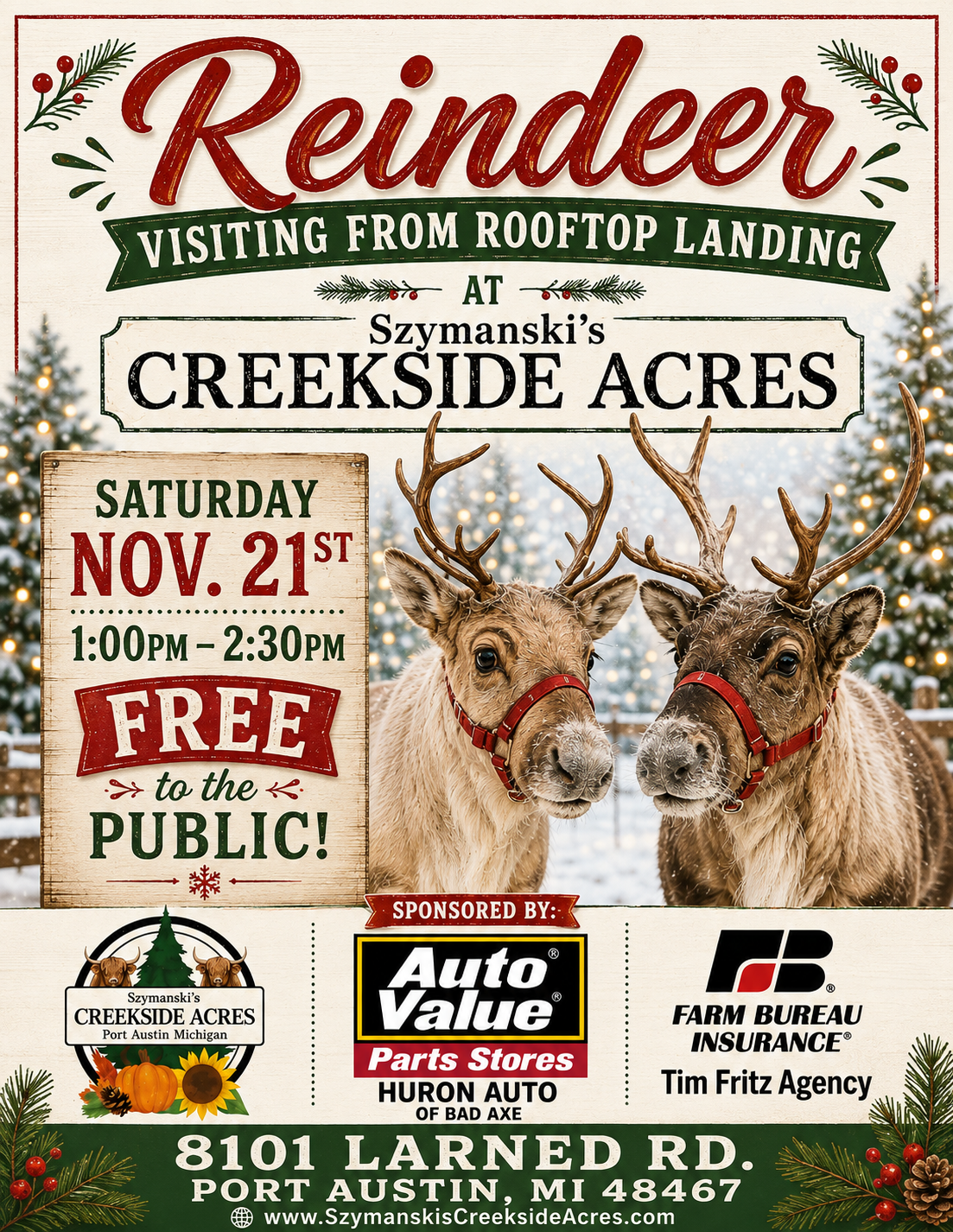 Reindeer Visit!