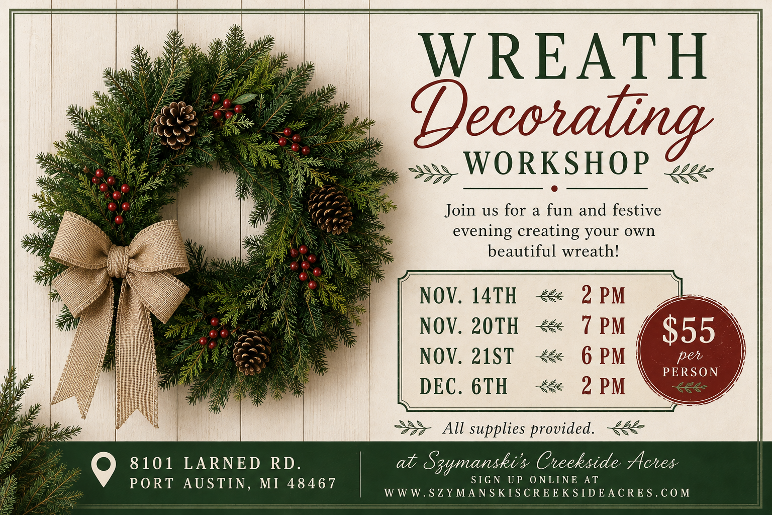 Wreath Decorating Workshop