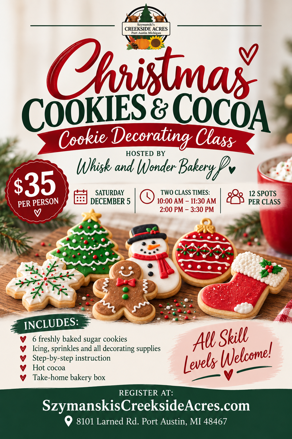 Christmas Cookies &amp; Cocoa