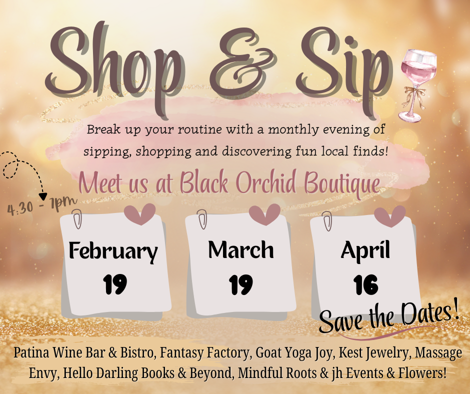 Shop & Sip Event