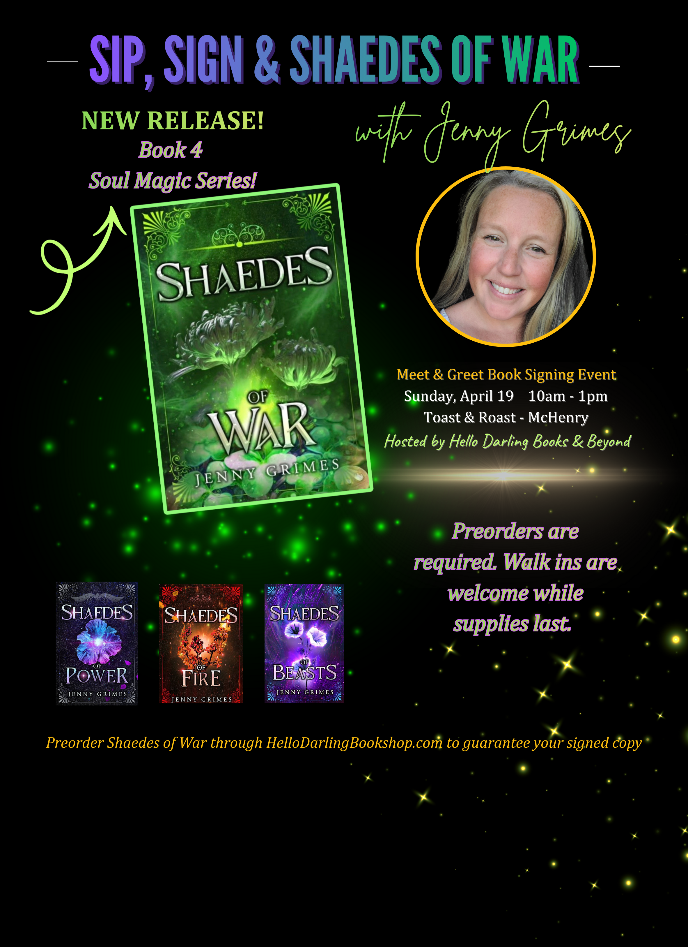 Book Signing with Author Jenny Grimes (April 19th, 2026)