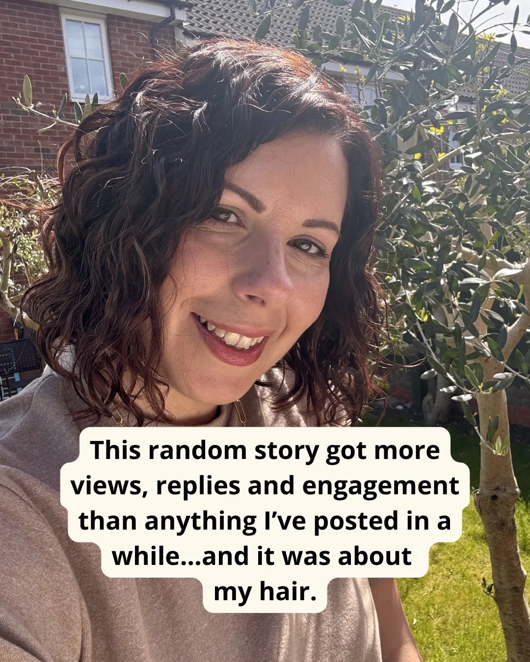 I thought I was talking about my hair.

Turns out&hellip; I was talking about all the ways we keep ourselves manageable.

Apparently that hit a nerve 👀

 💭What if you were never &ldquo;too much&rdquo;&hellip;just never meant to be this contained?

