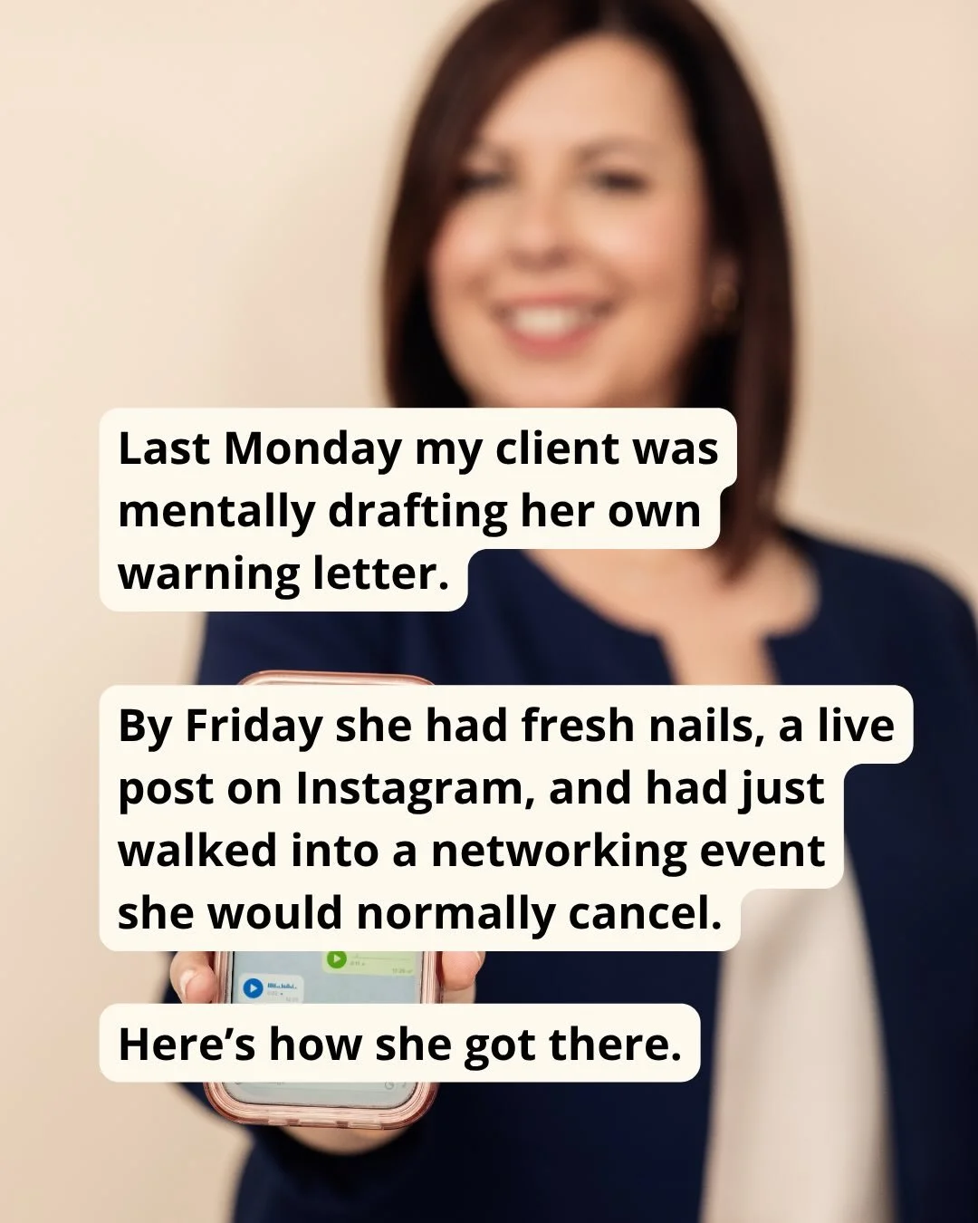 Nothing about her plan changed.

How she was operating inside it did. 

That&rsquo;s usually where the ceiling is.

If you&rsquo;re ready to see what&rsquo;s actually driving yours,

📲 Comment DECODE and I&rsquo;ll message you to arrange a focused 1
