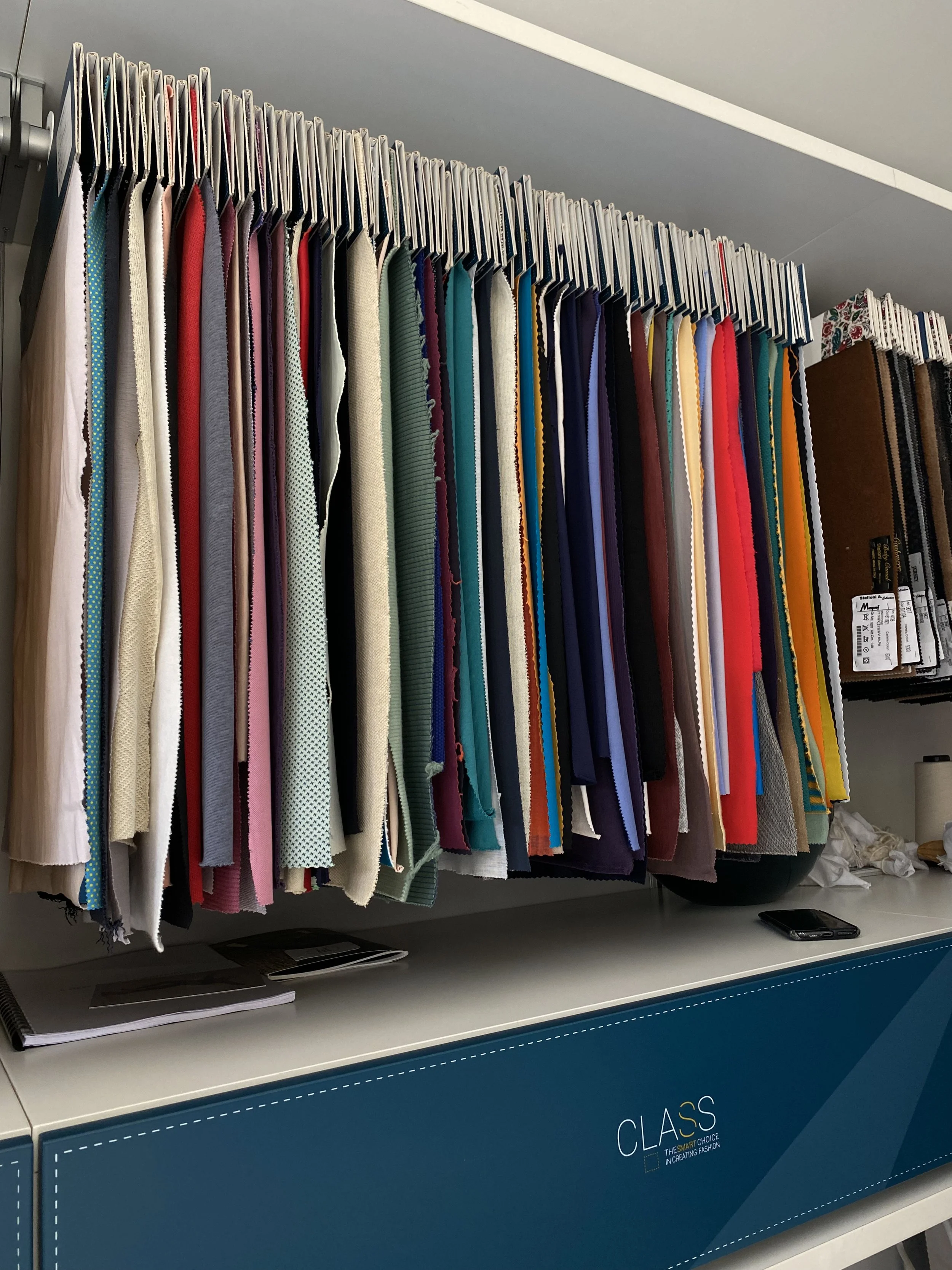 In Milano with CLASS learning about sustainable fabrics