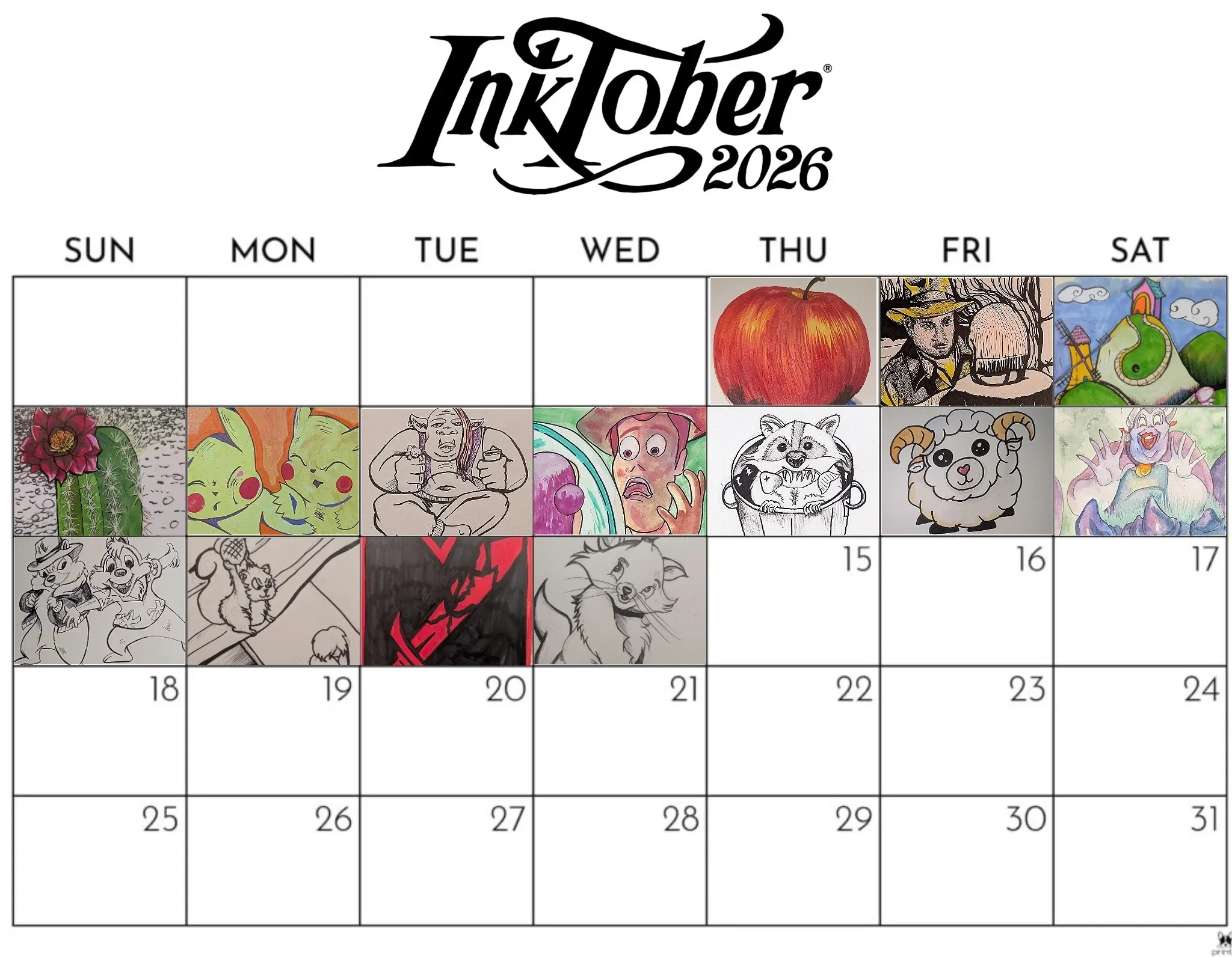 Inktober Continues