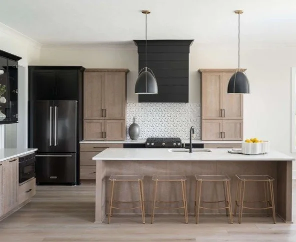 Color-Blocked Beauty: A Custom New-Build Kitchen