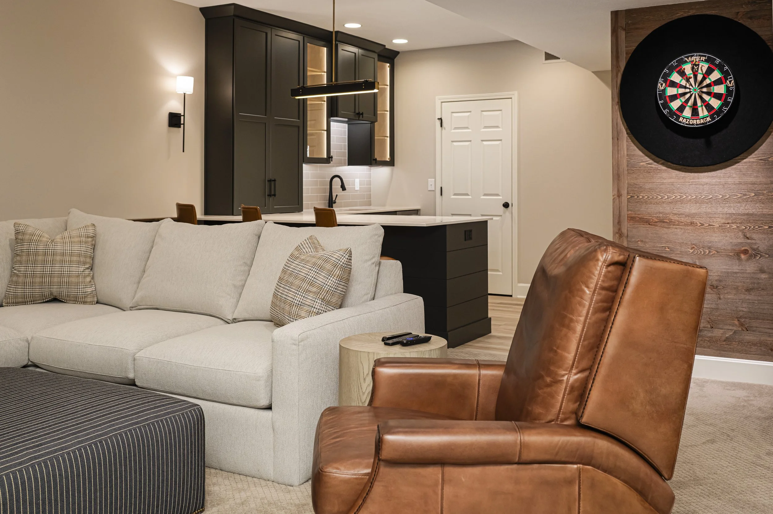 Beauty, Function, Warmth: A Carmel Basement Remodel