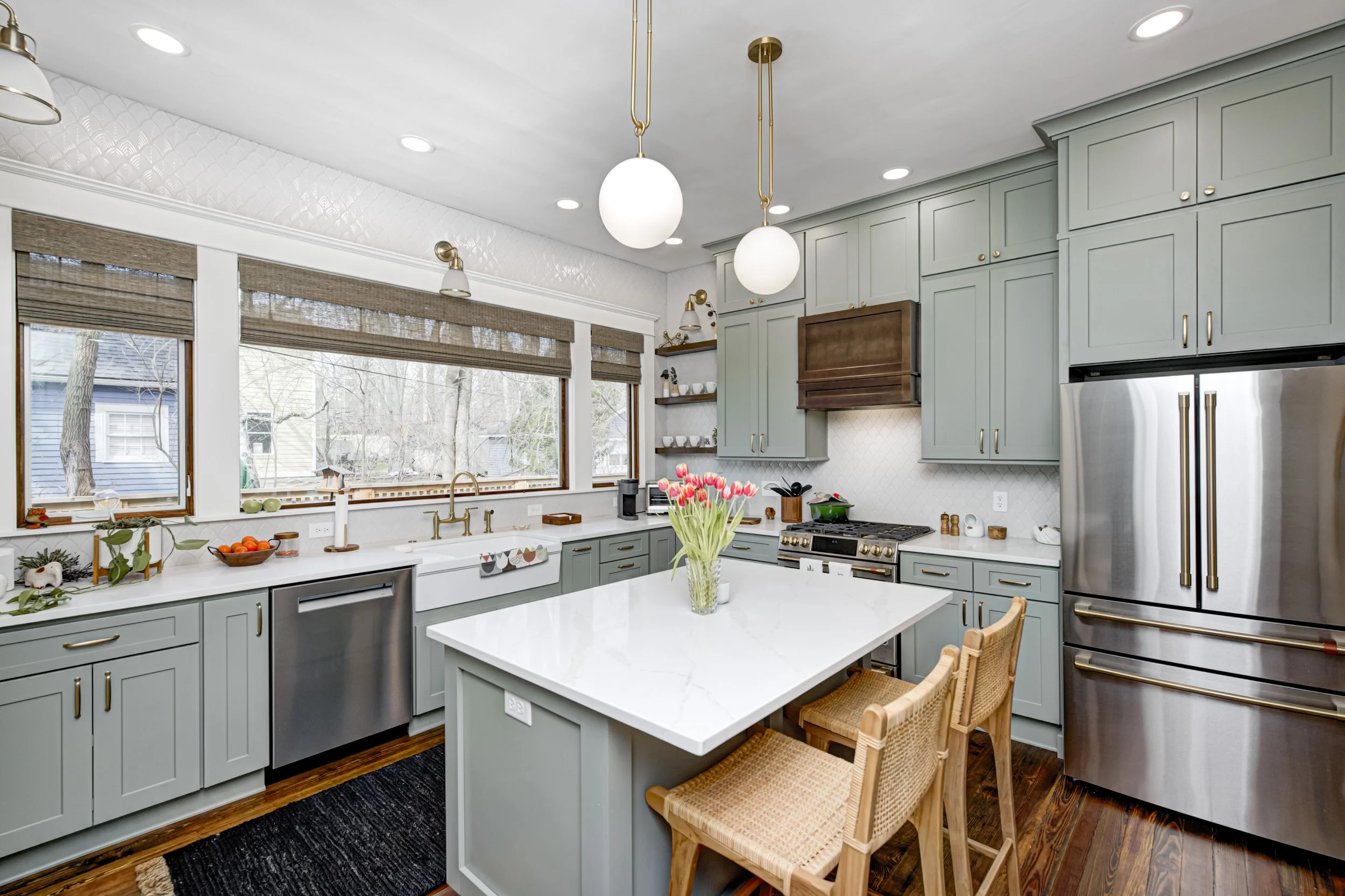 Farmhouse Charm: A Luxury Zionsville Kitchen Remodel