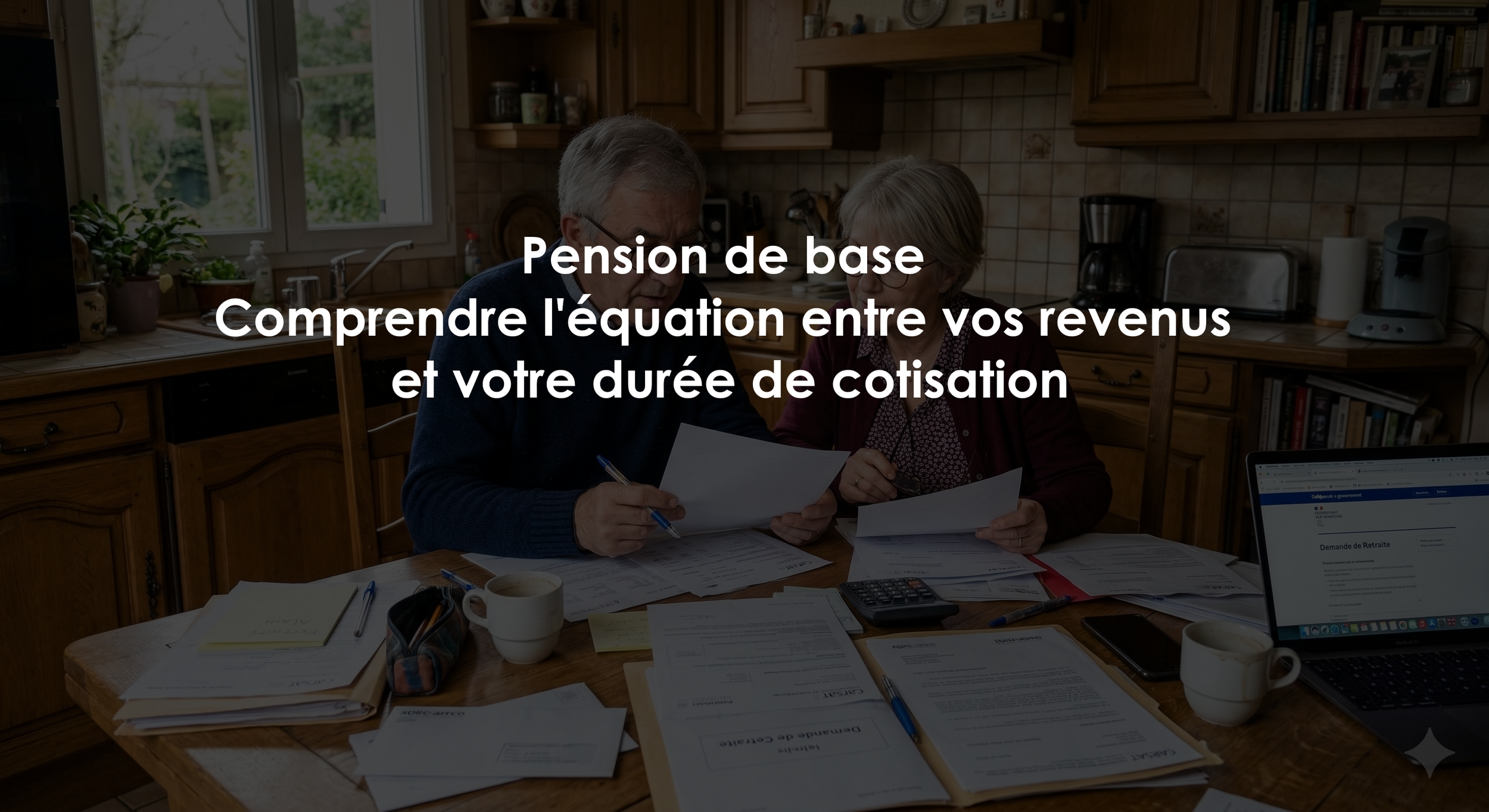 💼 Pension de base : comprendre l'équation entre vos revenus et votre durée de cotisation