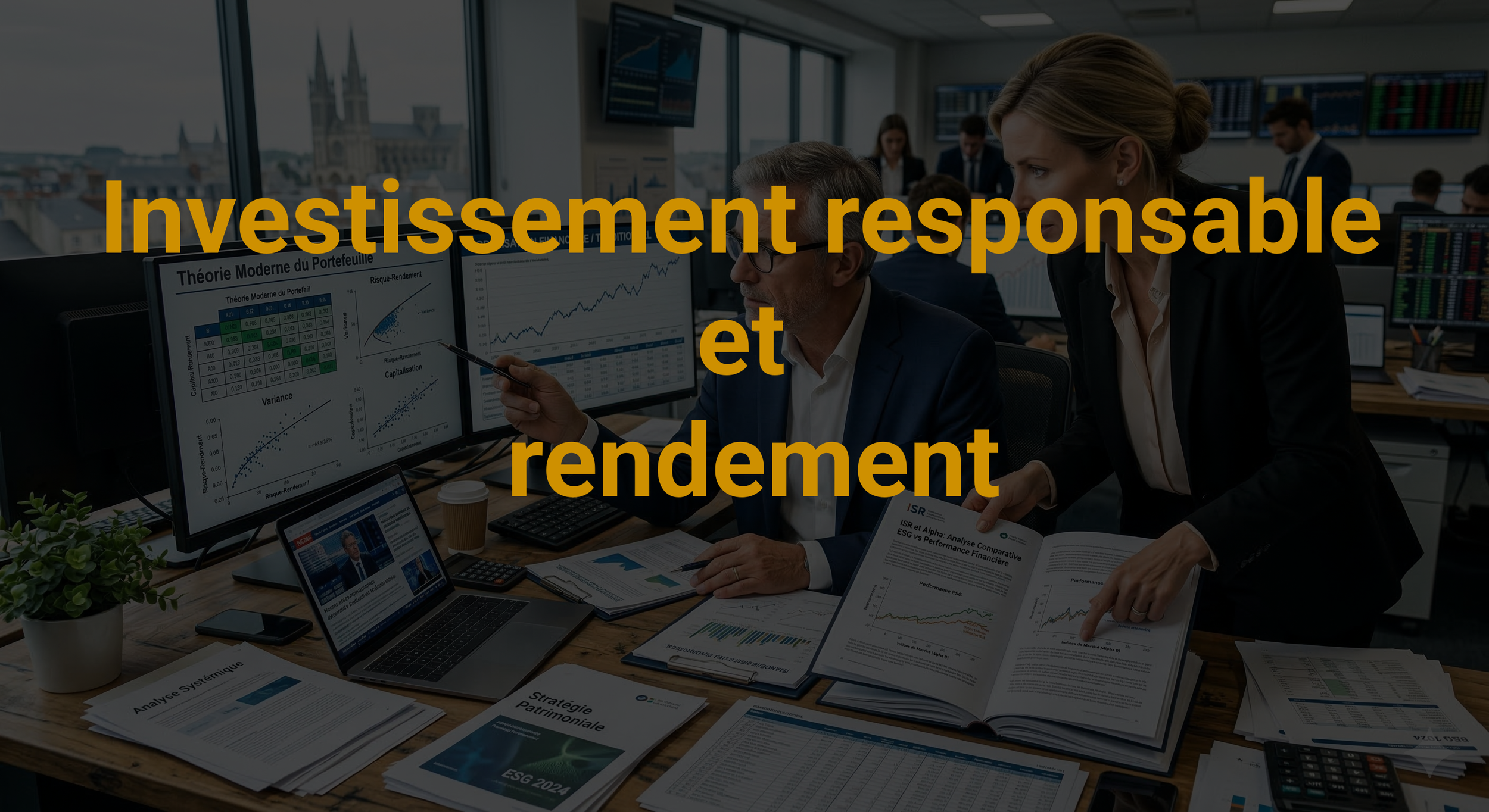 ⚖️ Investissement responsable et rendement : le verdict de la recherche académique