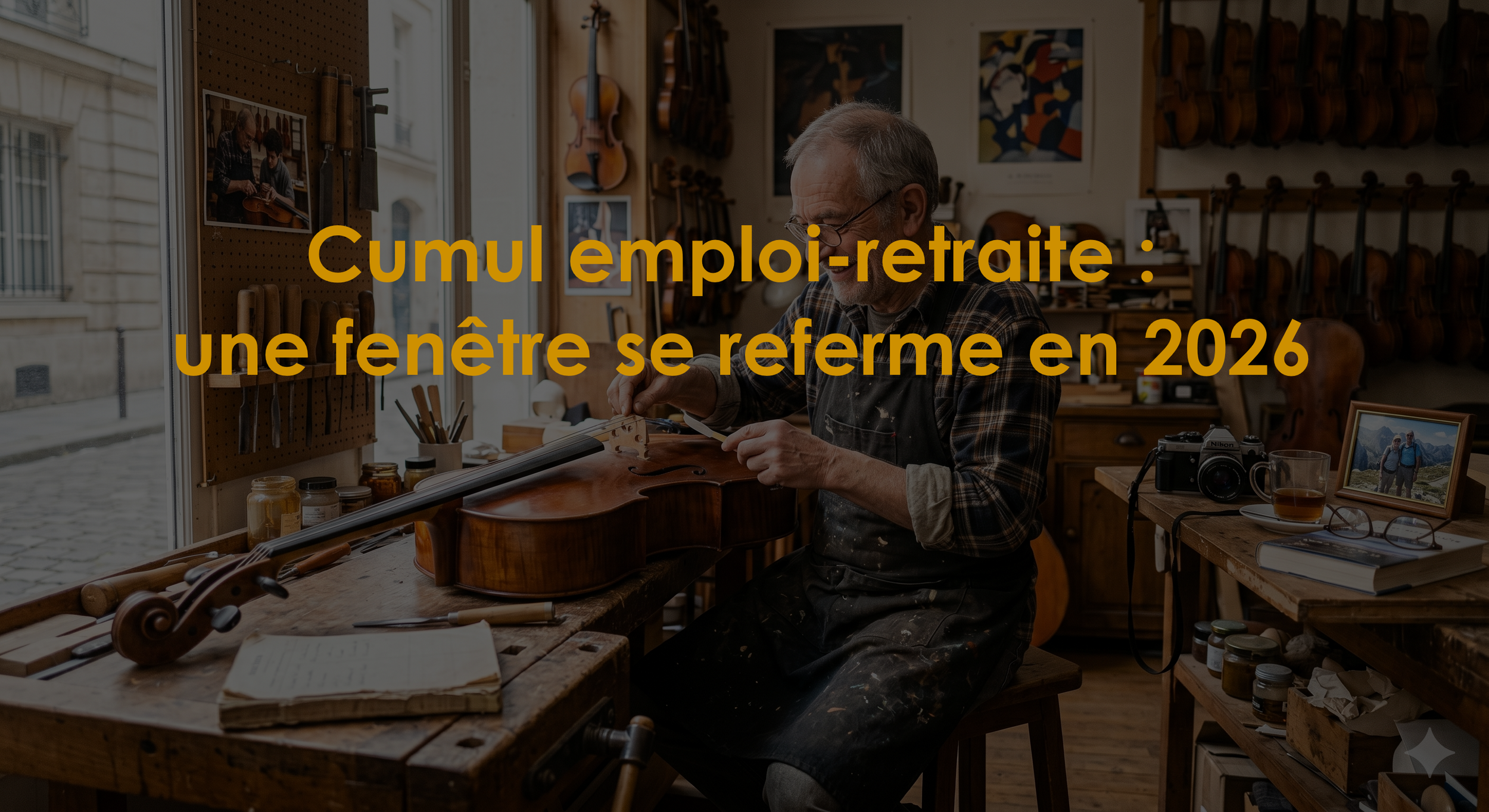 Cumul emploi-retraite : une fenêtre se referme en 2026