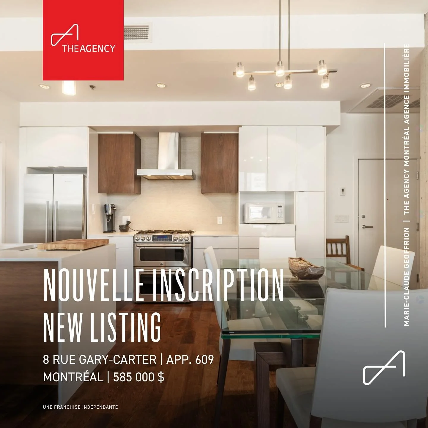 Superbe condo moderne et lumineux, situ&eacute; au dernier &eacute;tage de la phase 3 du prestigieux projet Castelnau. Concept &agrave; aire ouverte, plafonds de 10 pieds, une chambre ferm&eacute;e, grand balcon priv&eacute; et stationnement int&eacu