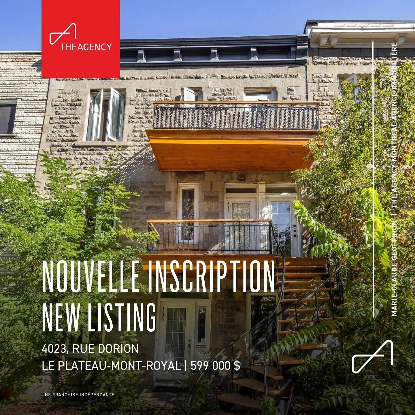 Superbe localisation au coeur du Plateau Mont-Royal! Spacieux condo au 2e &eacute;tage d&rsquo;une rue paisible avec cachet d&rsquo;&eacute;poque offrant 2 chambres ferm&eacute;es, une pi&egrave;ce polyvalente id&eacute;ale comme bureau, un salon dou