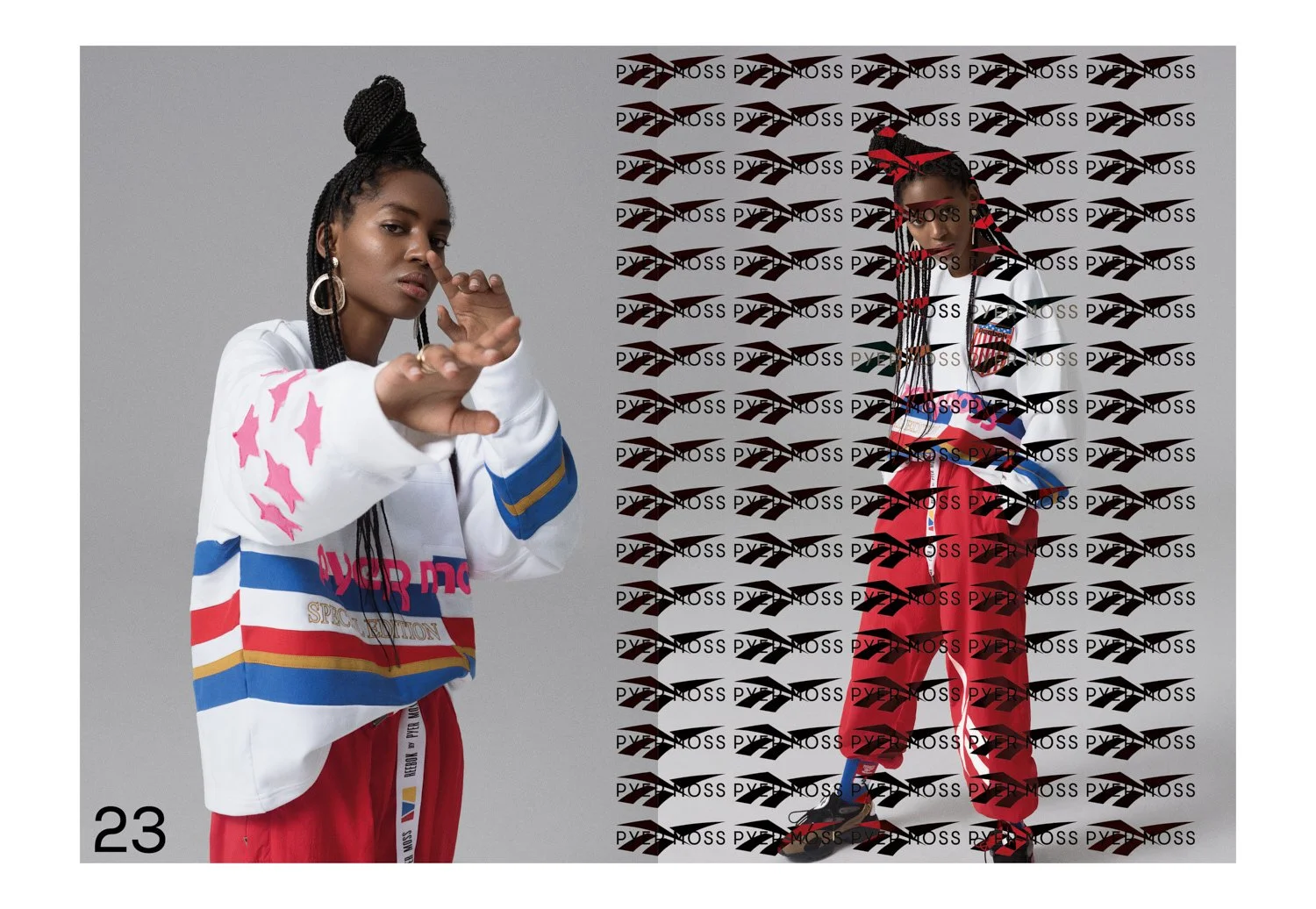 Fotografía editorial de moda deportiva Reebok x Pyer Moss por Pedro Márnez