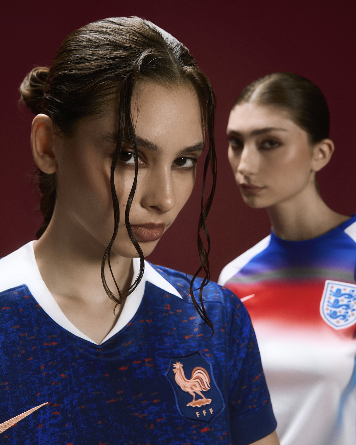 Cinematic football fashion photography for UEFA Women’s Euro x Nike by Pedro Márnez