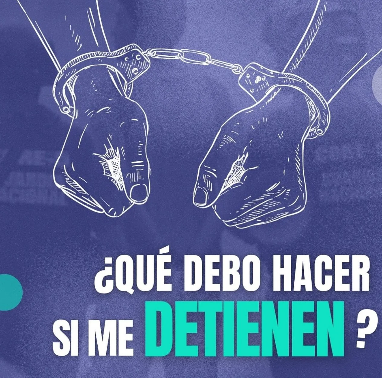 &iquest;Ya sabes que debes que hacer frente a una posible detenci&oacute;n?

Descarga la gu&iacute;a en nuestro link de la Bio