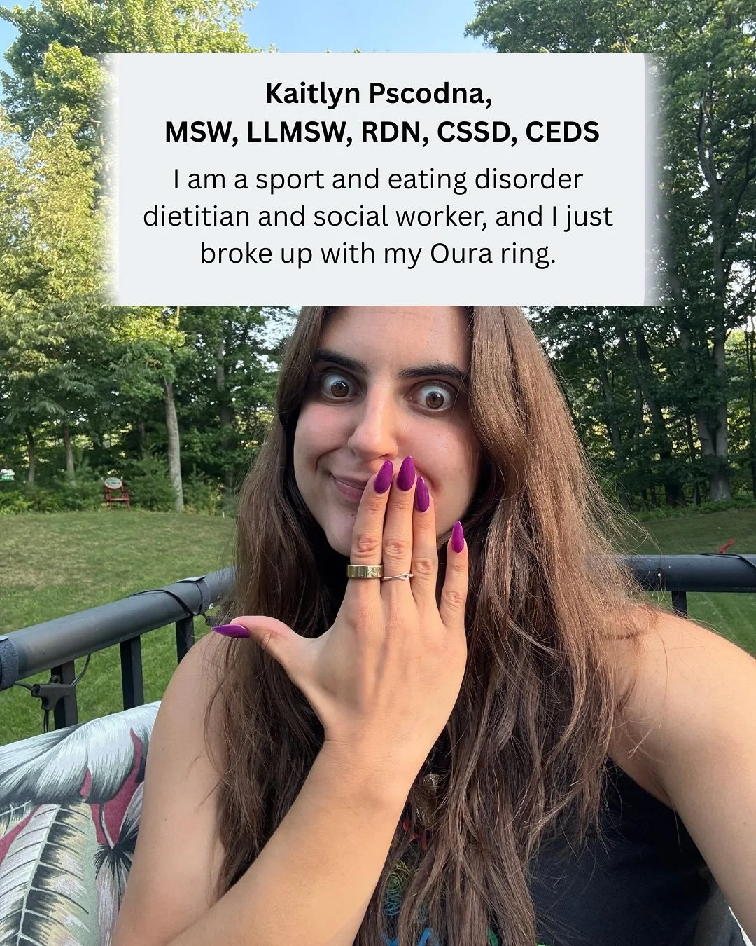 Broke up with my booooy(Oura ring)friend! 💍 

(No, I do not think you should or need to. Just sharing one experience😊)