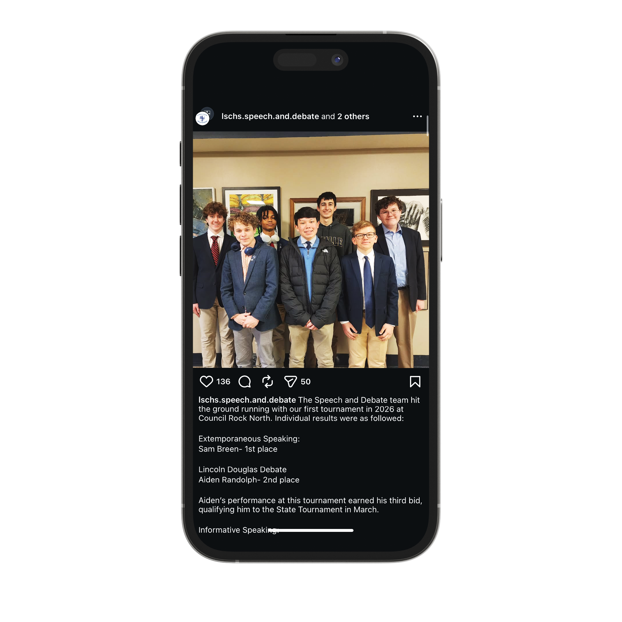 SPeech and debate first tournament of 2026.png